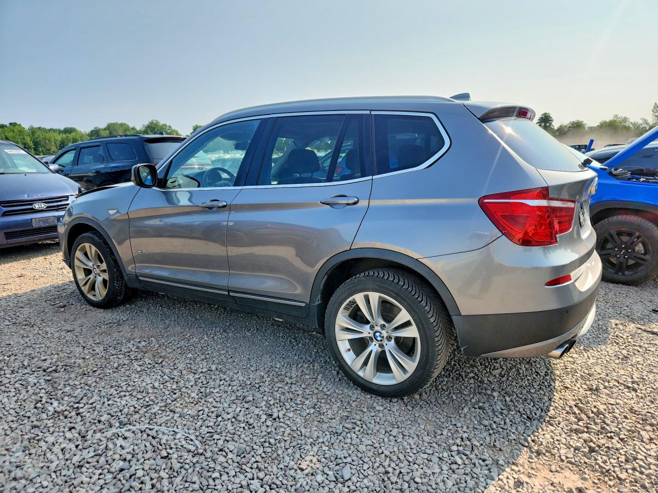 2011 Bmw X3 Xdrive35i Gray vin: 5UXWX7C56BL730775