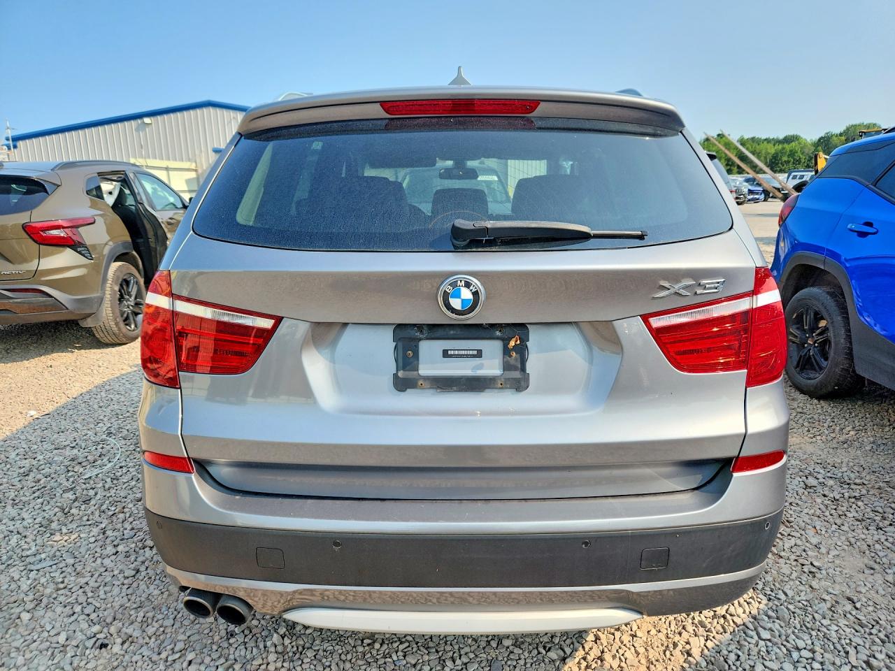 2011 Bmw X3 Xdrive35i Gray vin: 5UXWX7C56BL730775