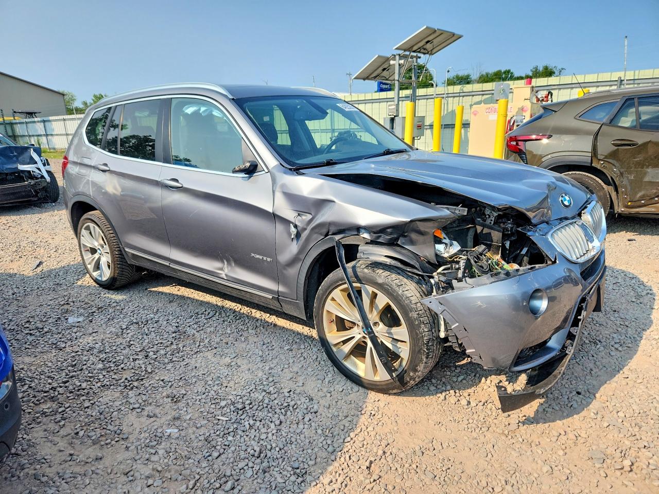 2011 Bmw X3 Xdrive35i Gray vin: 5UXWX7C56BL730775