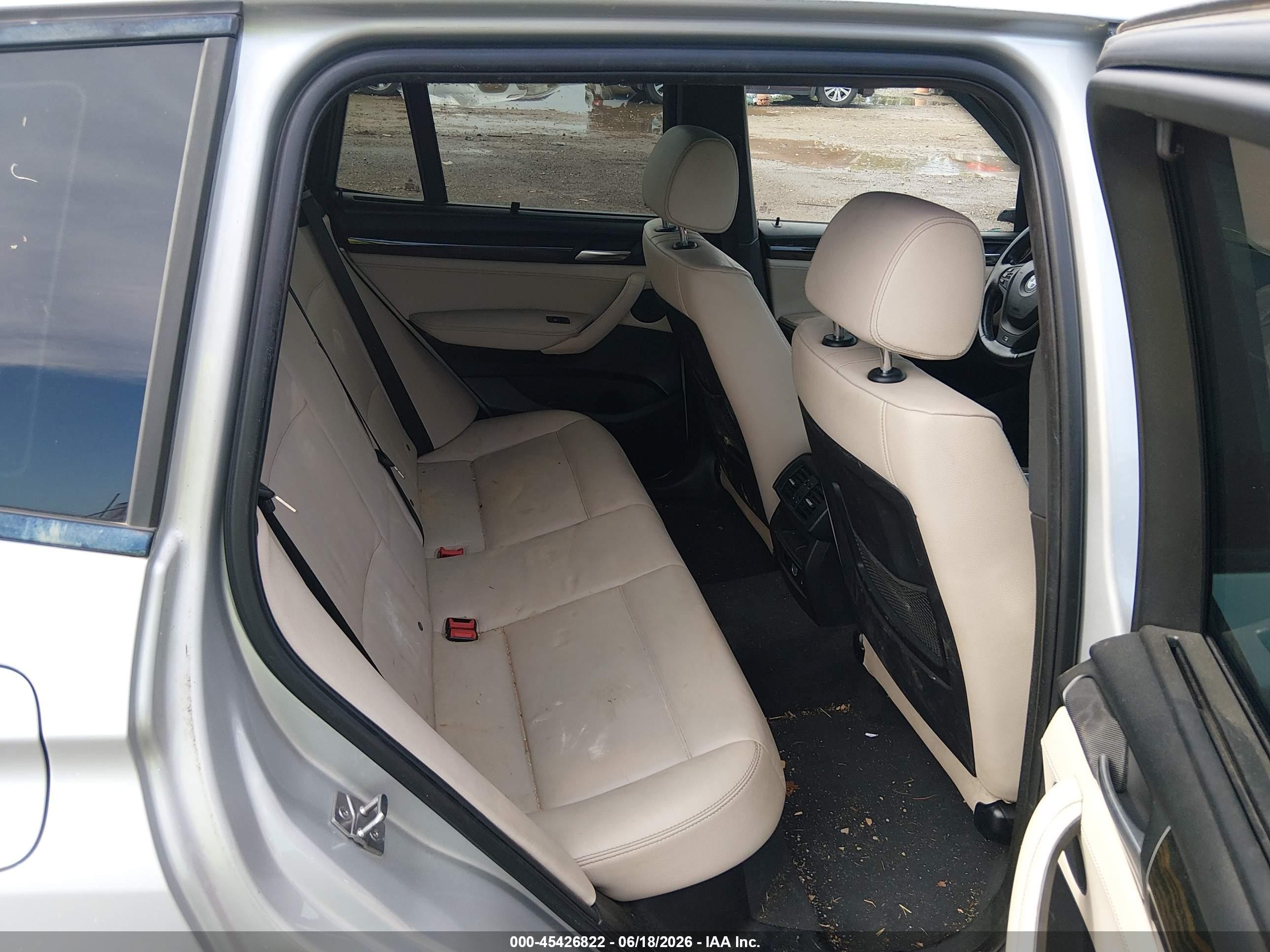 2013 Bmw X3 Xdrive35i Серебряный vin: 5UXWX7C56DL979127