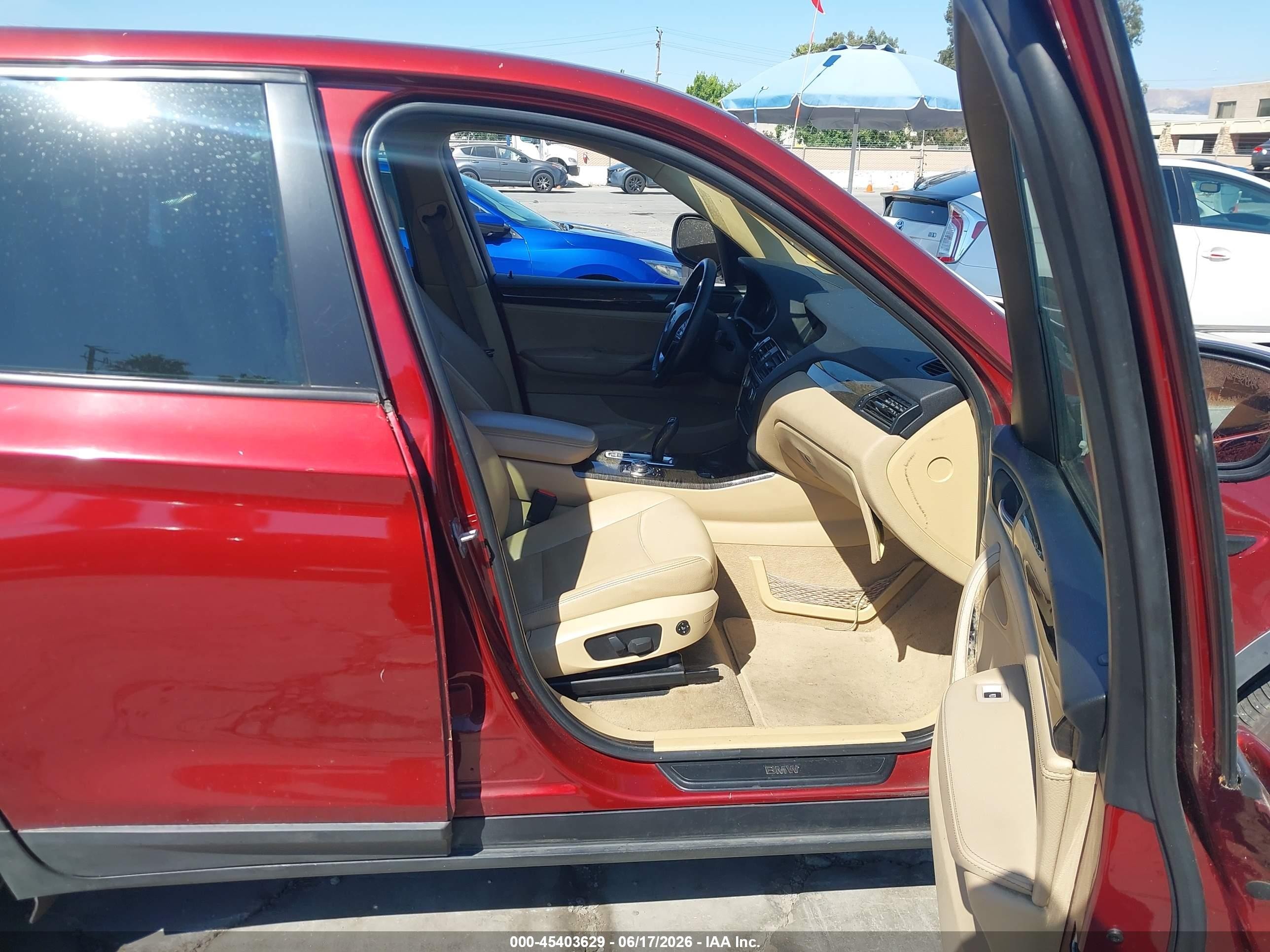2014 Bmw X3 Xdrive35i Red vin: 5UXWX7C56E0E76588