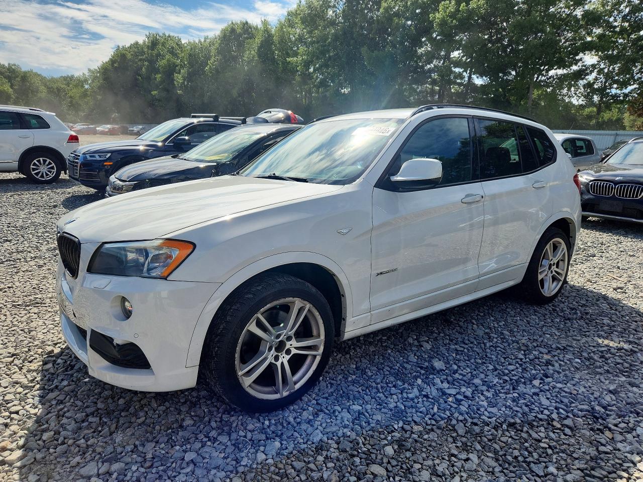 2014 Bmw X3 Xdrive35i White vin: 5UXWX7C56E0E77336