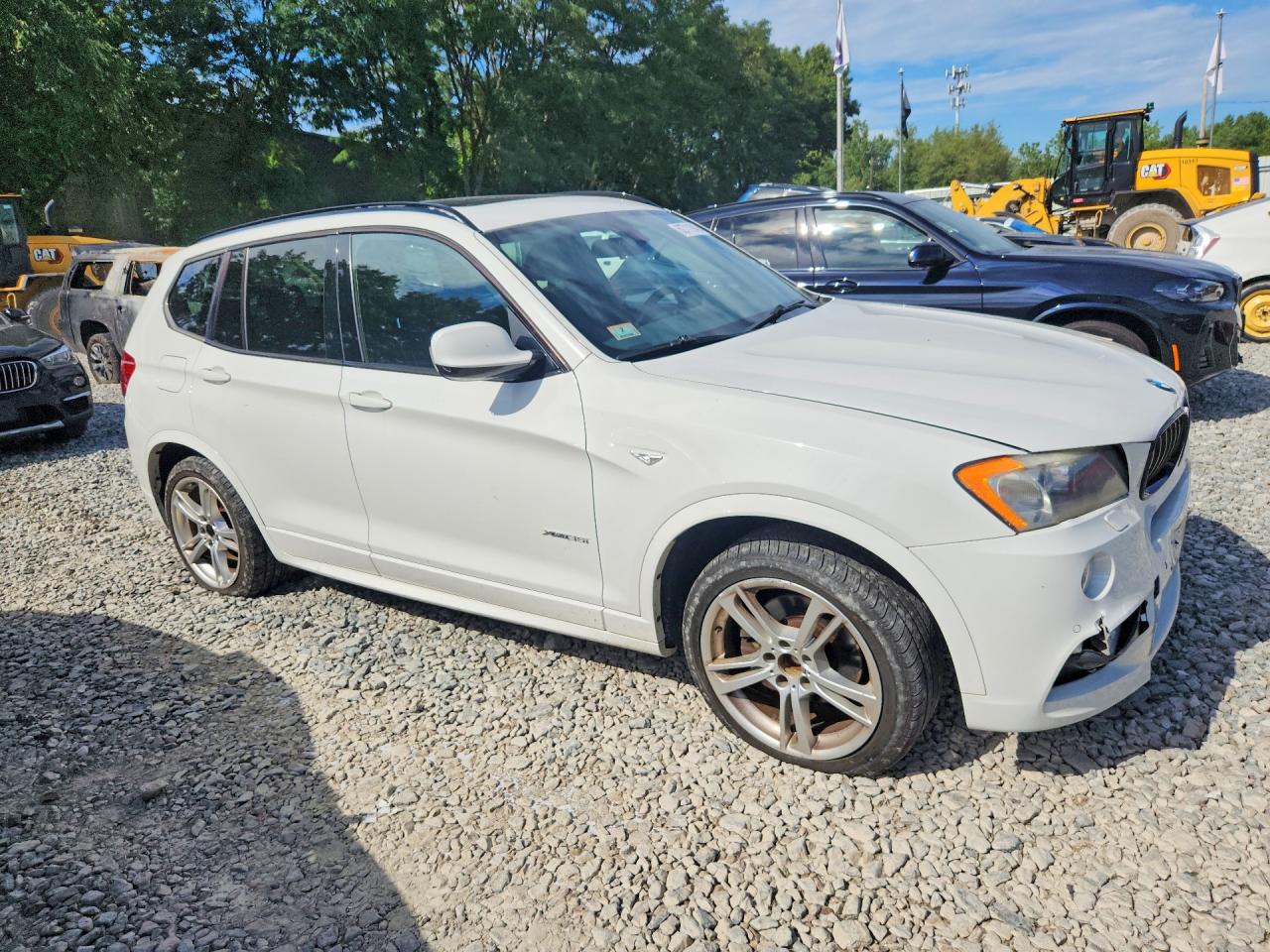 2014 Bmw X3 Xdrive35i Белый vin: 5UXWX7C56E0E77336
