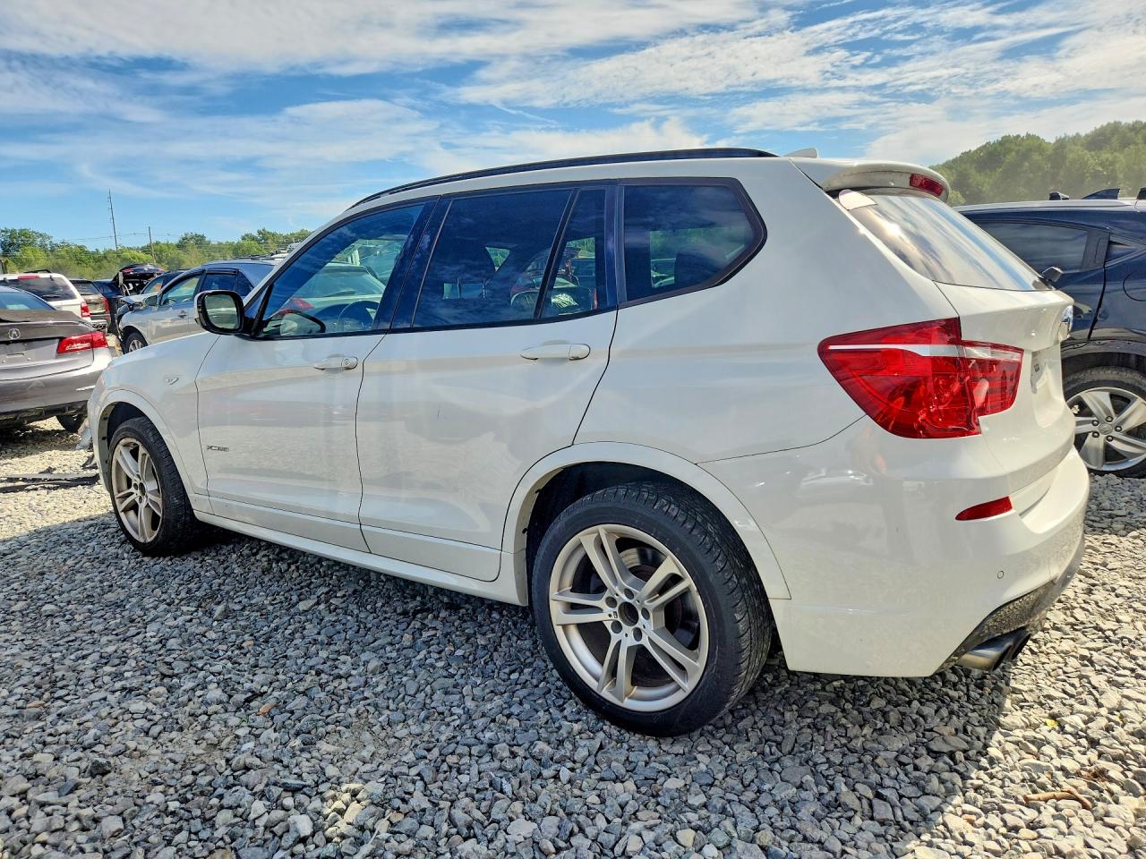 2014 Bmw X3 Xdrive35i Белый vin: 5UXWX7C56E0E77336