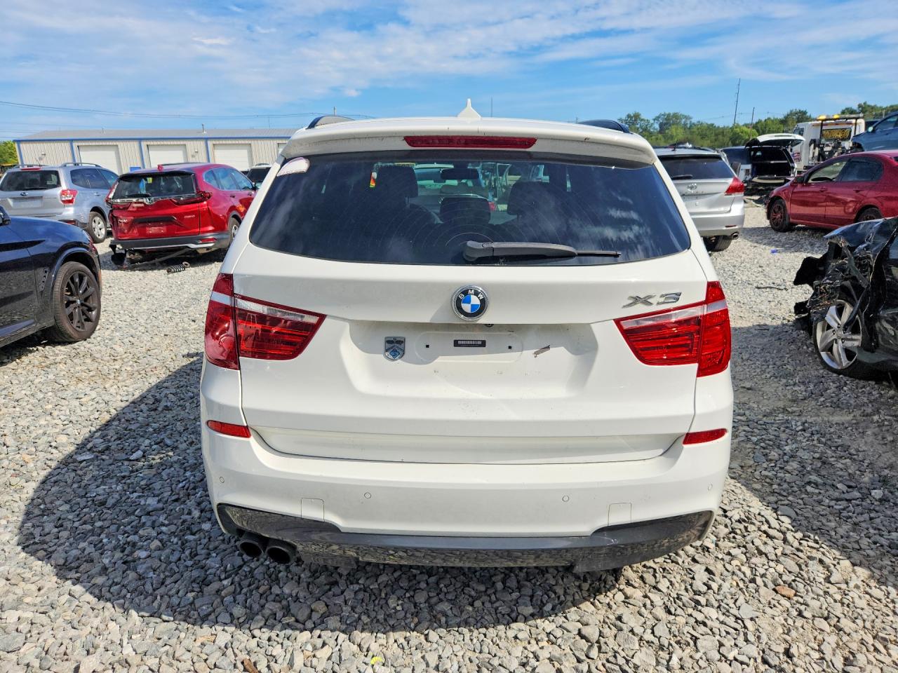 2014 Bmw X3 Xdrive35i Белый vin: 5UXWX7C56E0E77336