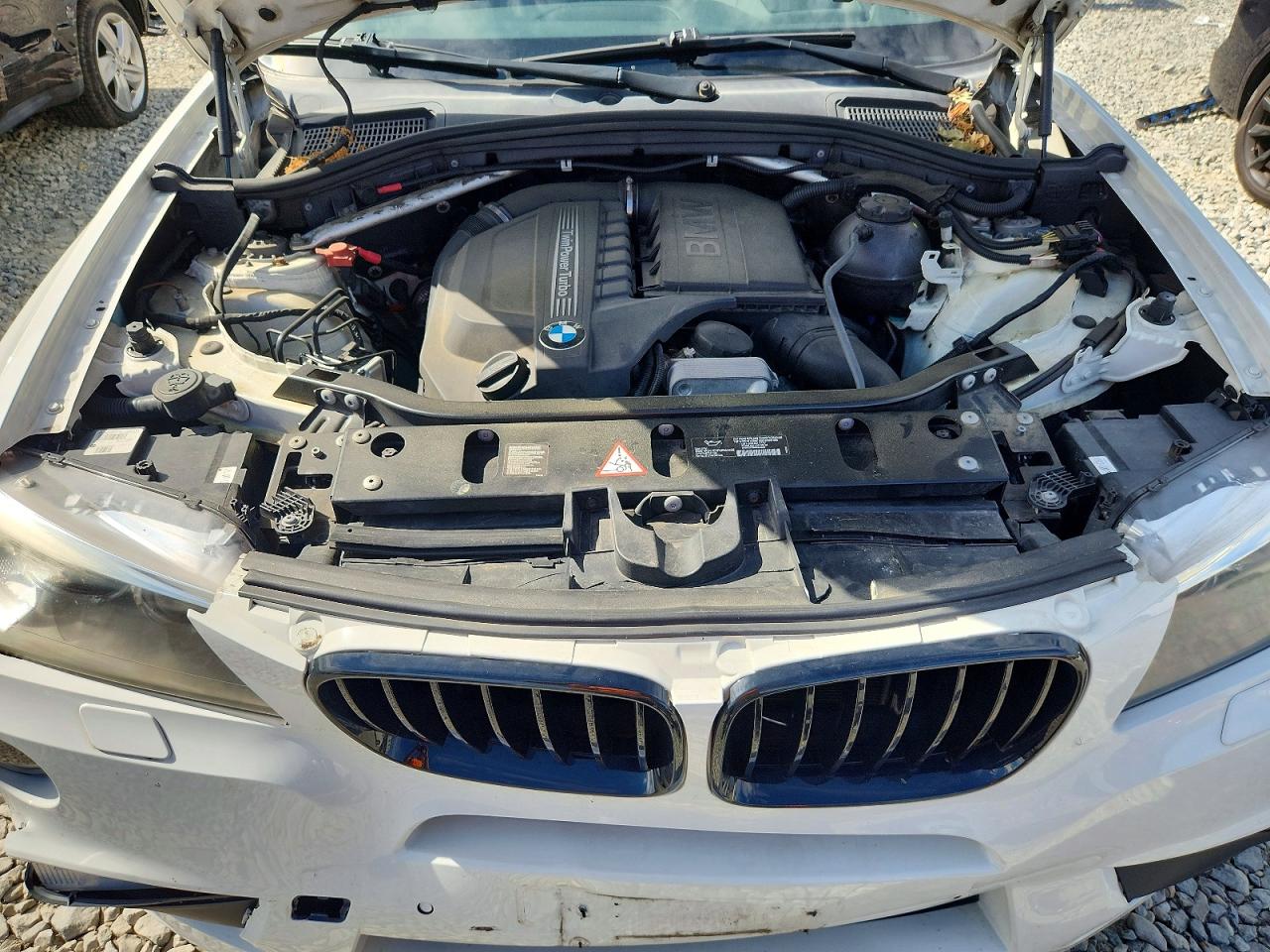 2014 Bmw X3 Xdrive35i Белый vin: 5UXWX7C56E0E77336