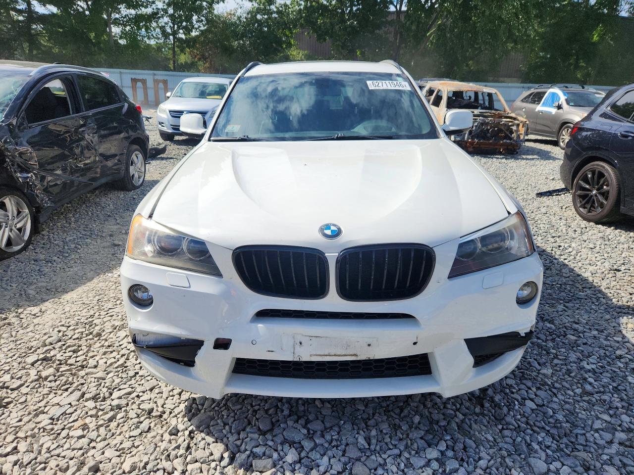 2014 Bmw X3 Xdrive35i Белый vin: 5UXWX7C56E0E77336