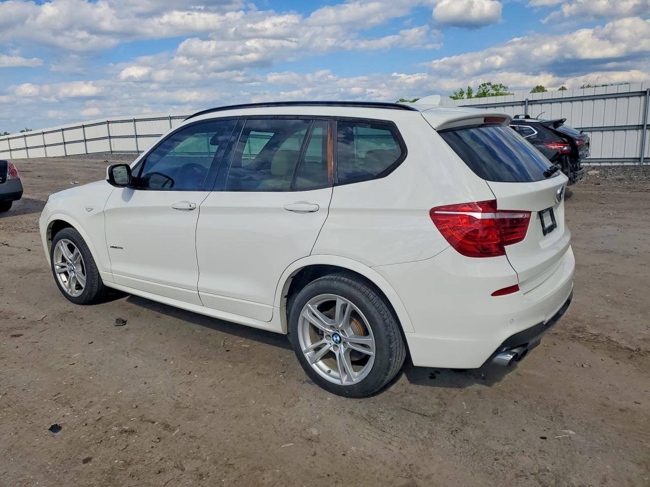 2014 Bmw X3 Xdrive35i White vin: 5UXWX7C56E0E80348