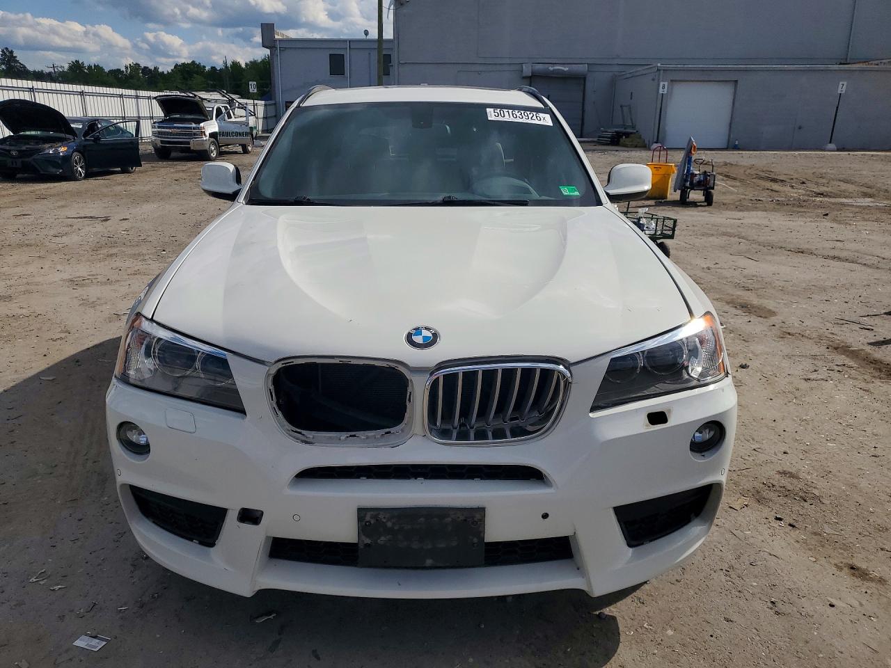 2014 Bmw X3 Xdrive35i White vin: 5UXWX7C56E0E80348