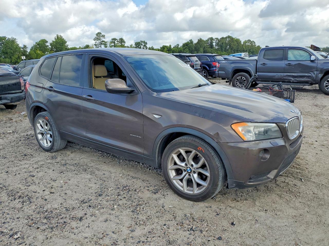 2014 Bmw X3 Xdrive35i Brown vin: 5UXWX7C56EL984510