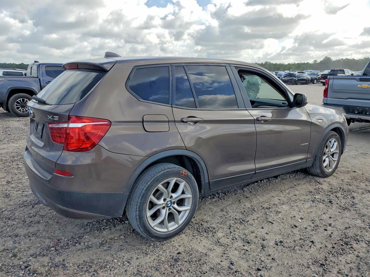 2014 Bmw X3 Xdrive35i Brown vin: 5UXWX7C56EL984510