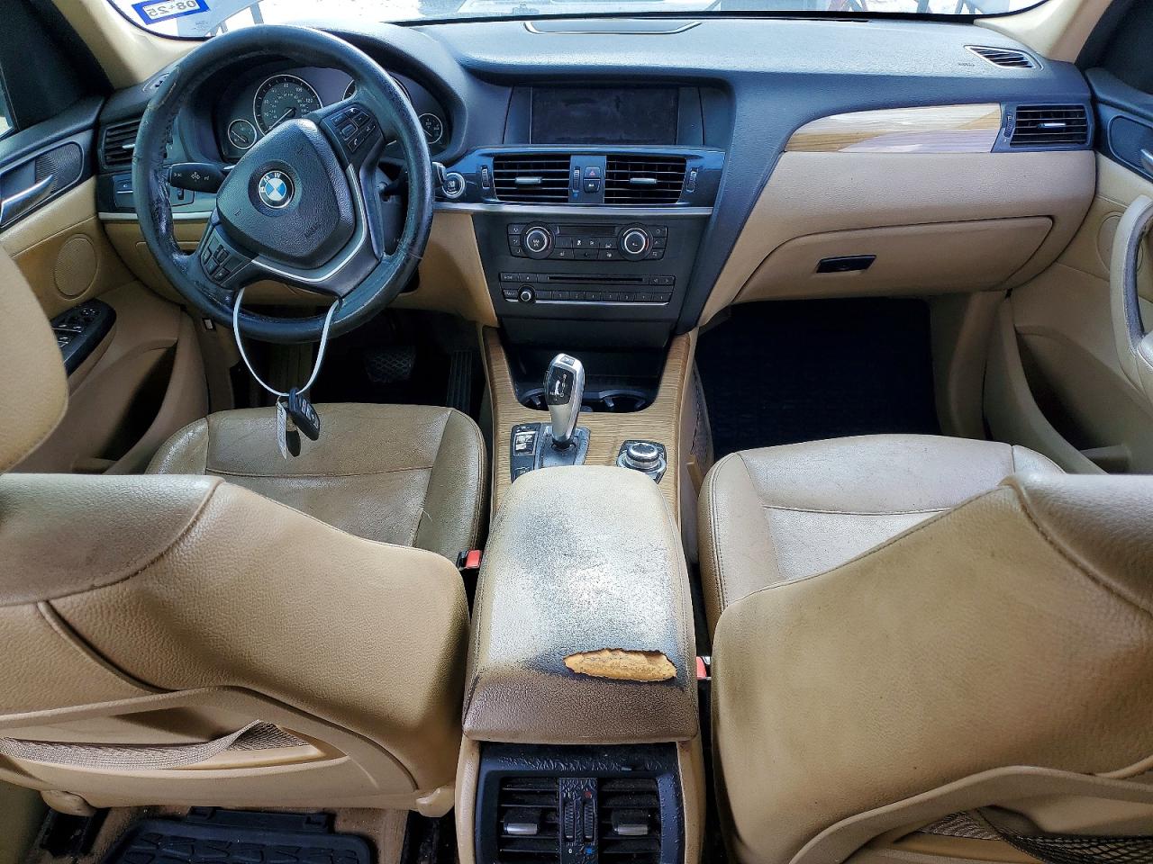 2014 Bmw X3 Xdrive35i Brown vin: 5UXWX7C56EL984510