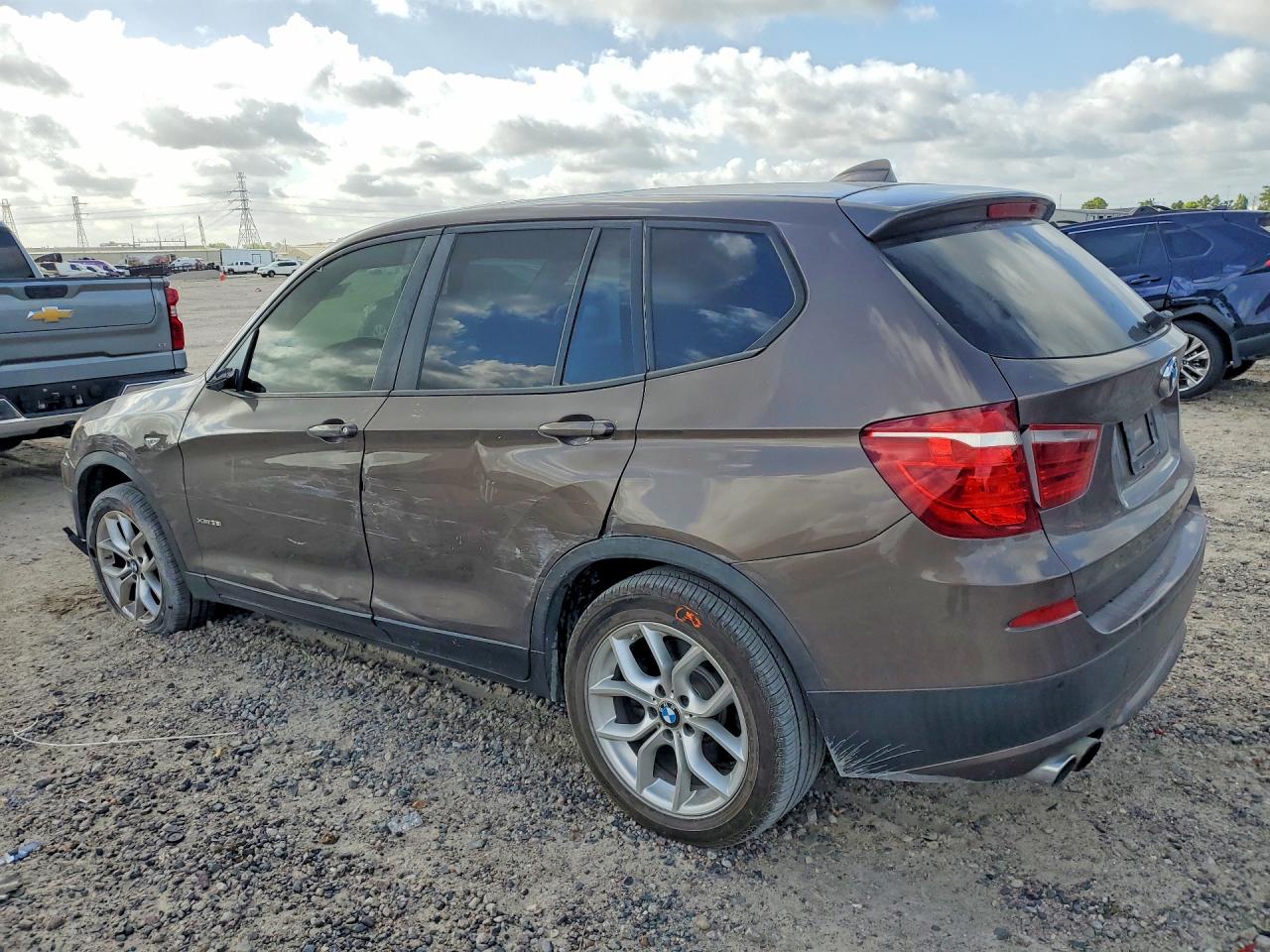 2014 Bmw X3 Xdrive35i Brown vin: 5UXWX7C56EL984510