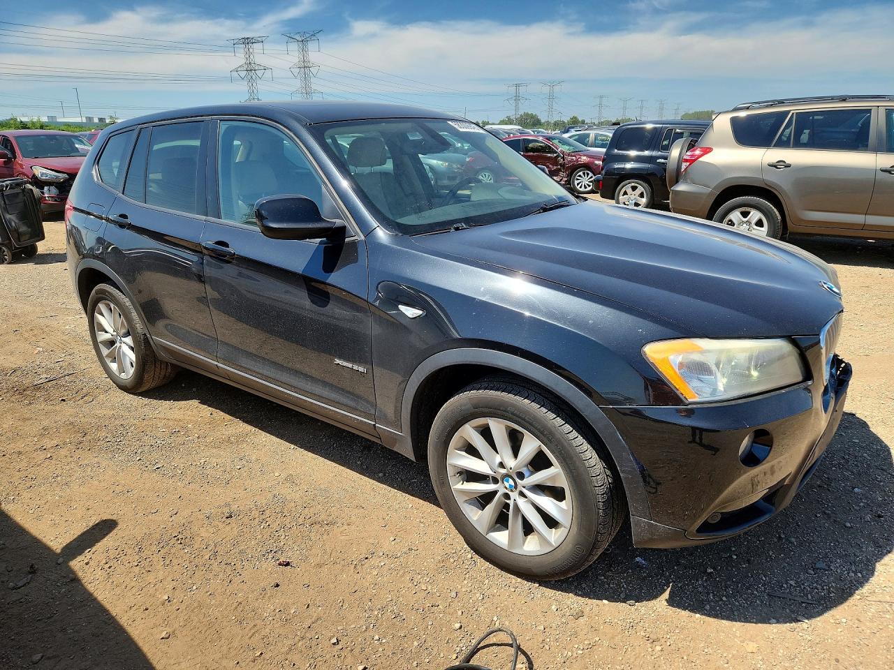 2011 Bmw X3 Xdrive35i Black vin: 5UXWX7C57BLL15156