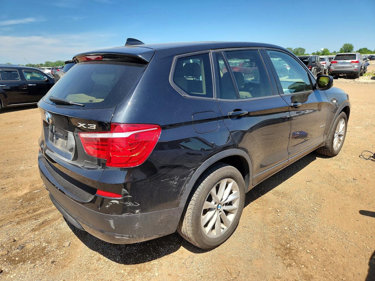 2011 Bmw X3 Xdrive35i Black vin: 5UXWX7C57BLL15156