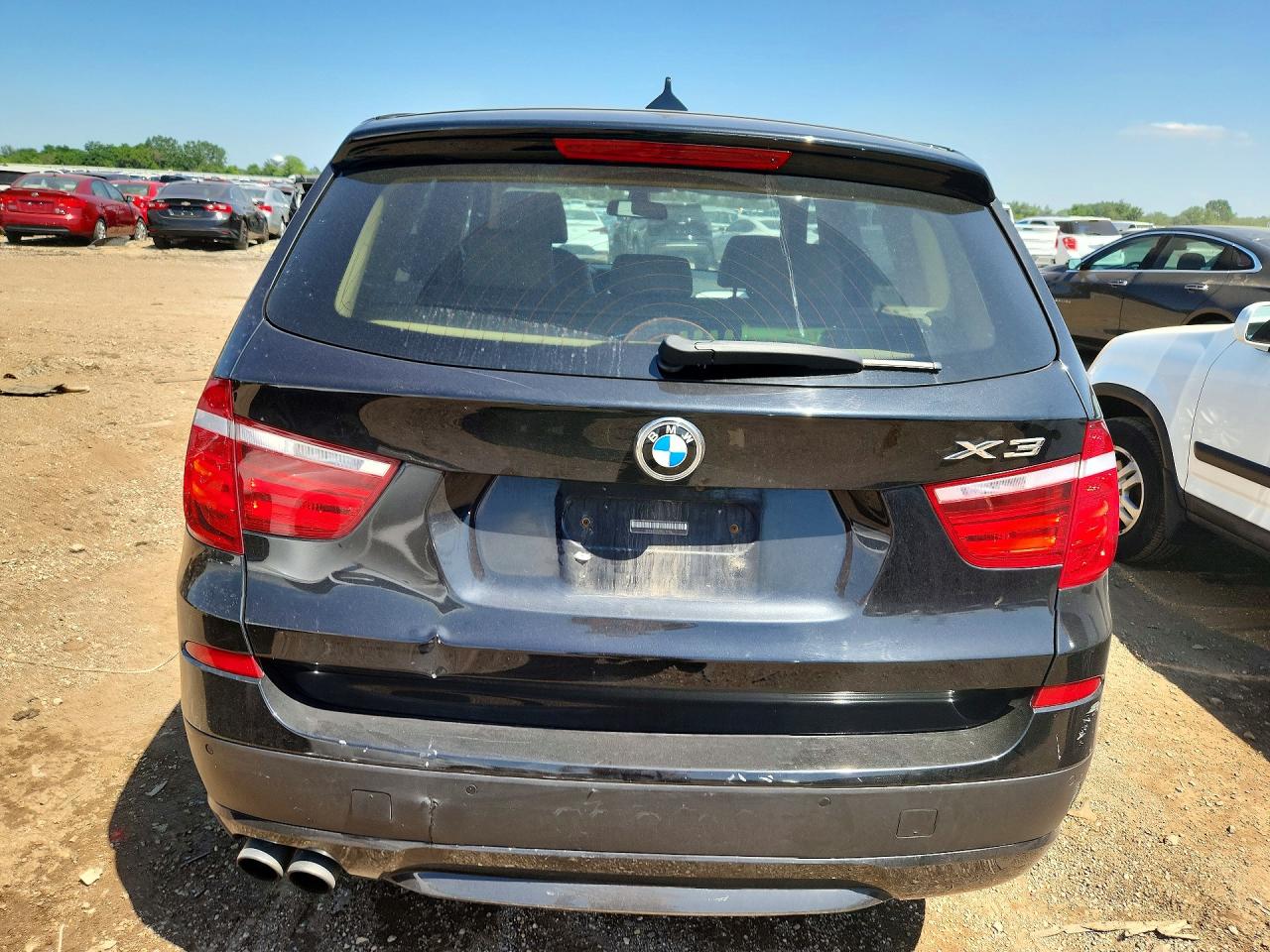 2011 Bmw X3 Xdrive35i Black vin: 5UXWX7C57BLL15156