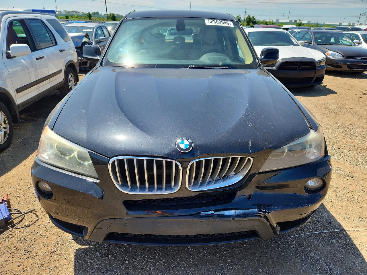 2011 Bmw X3 Xdrive35i Black vin: 5UXWX7C57BLL15156