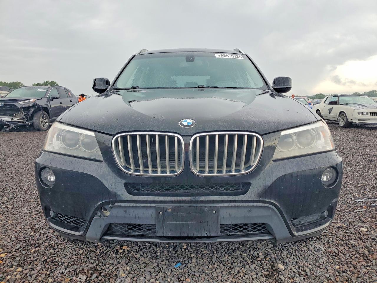 2012 Bmw X3 Xdrive35i Black vin: 5UXWX7C57CL735808