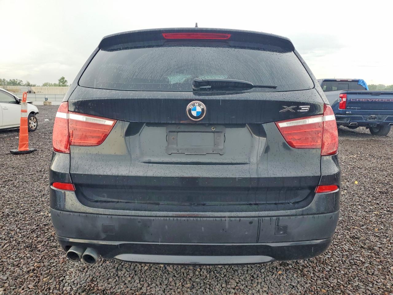 2012 Bmw X3 Xdrive35i Black vin: 5UXWX7C57CL735808