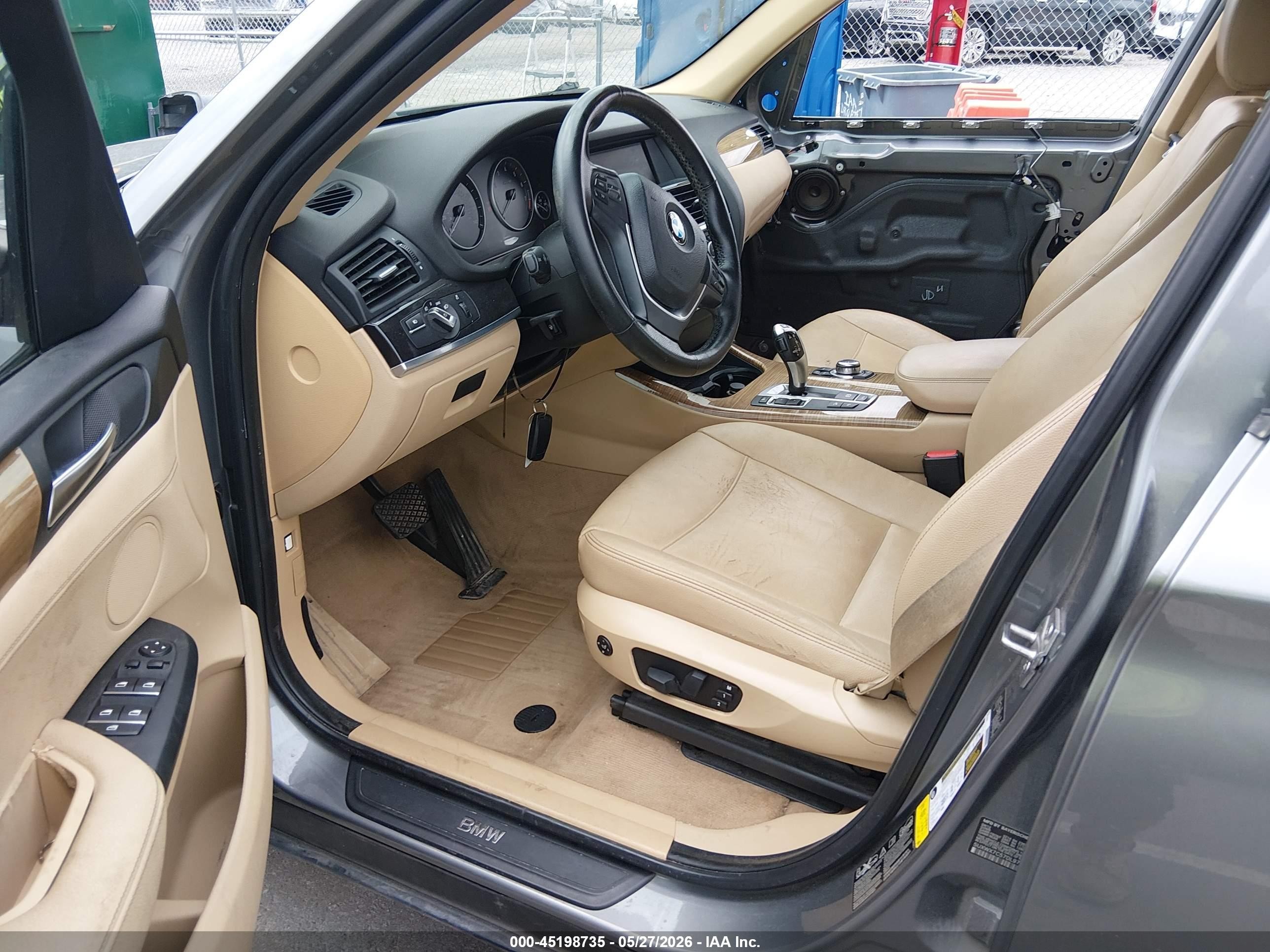 2013 Bmw X3 Xdrive35i Gray vin: 5UXWX7C57DL976561