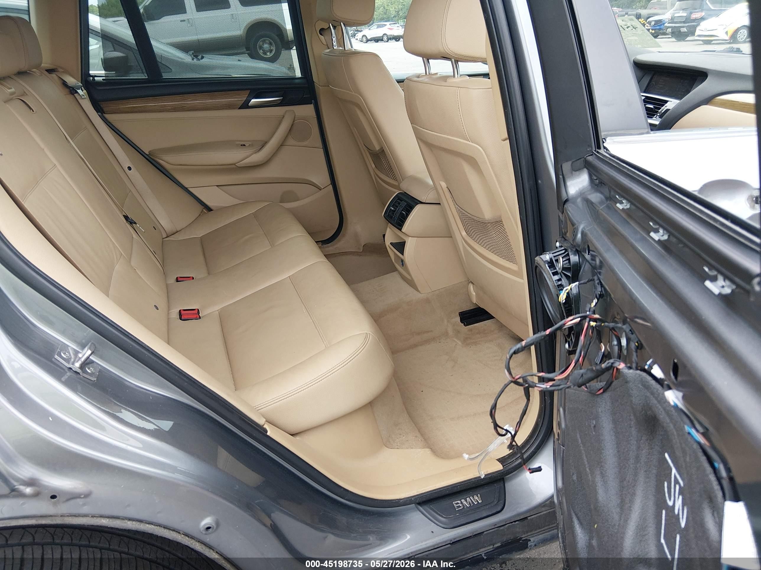 2013 Bmw X3 Xdrive35i Gray vin: 5UXWX7C57DL976561