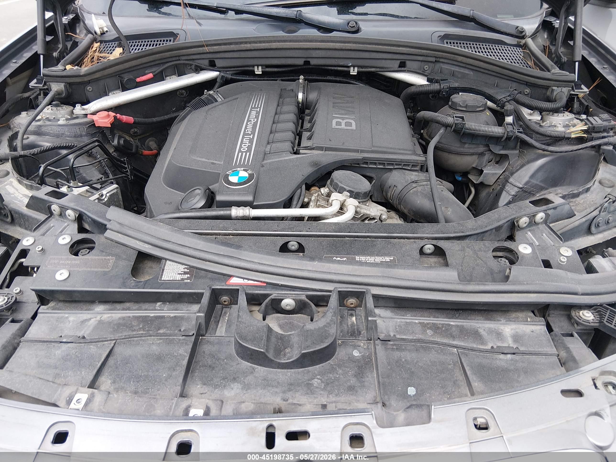 2013 Bmw X3 Xdrive35i Gray vin: 5UXWX7C57DL976561
