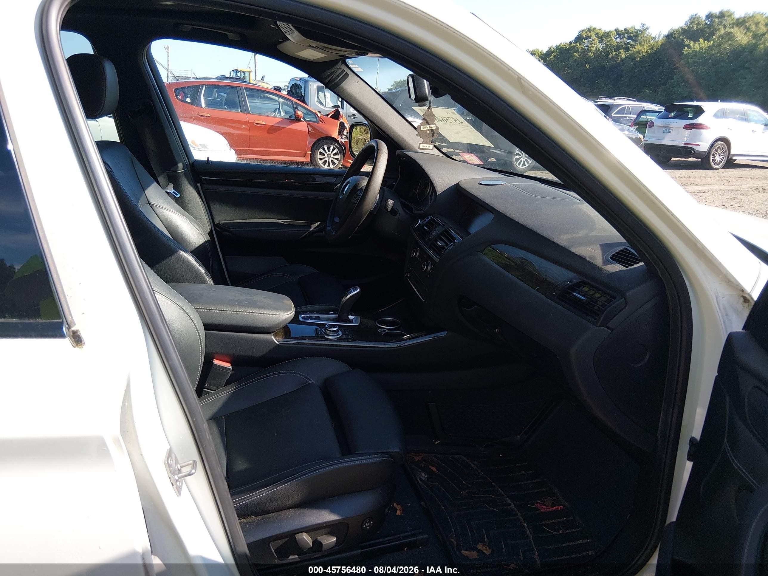 2013 Bmw X3 Xdrive35i Белый vin: 5UXWX7C57DL978715