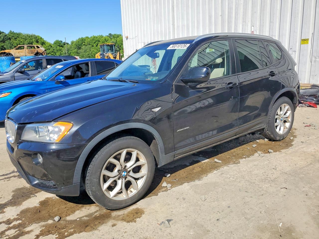 2013 Bmw X3 Xdrive35i Black vin: 5UXWX7C57DL981016
