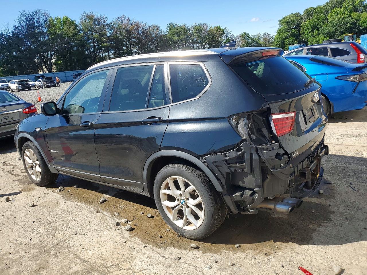 2013 Bmw X3 Xdrive35i Black vin: 5UXWX7C57DL981016