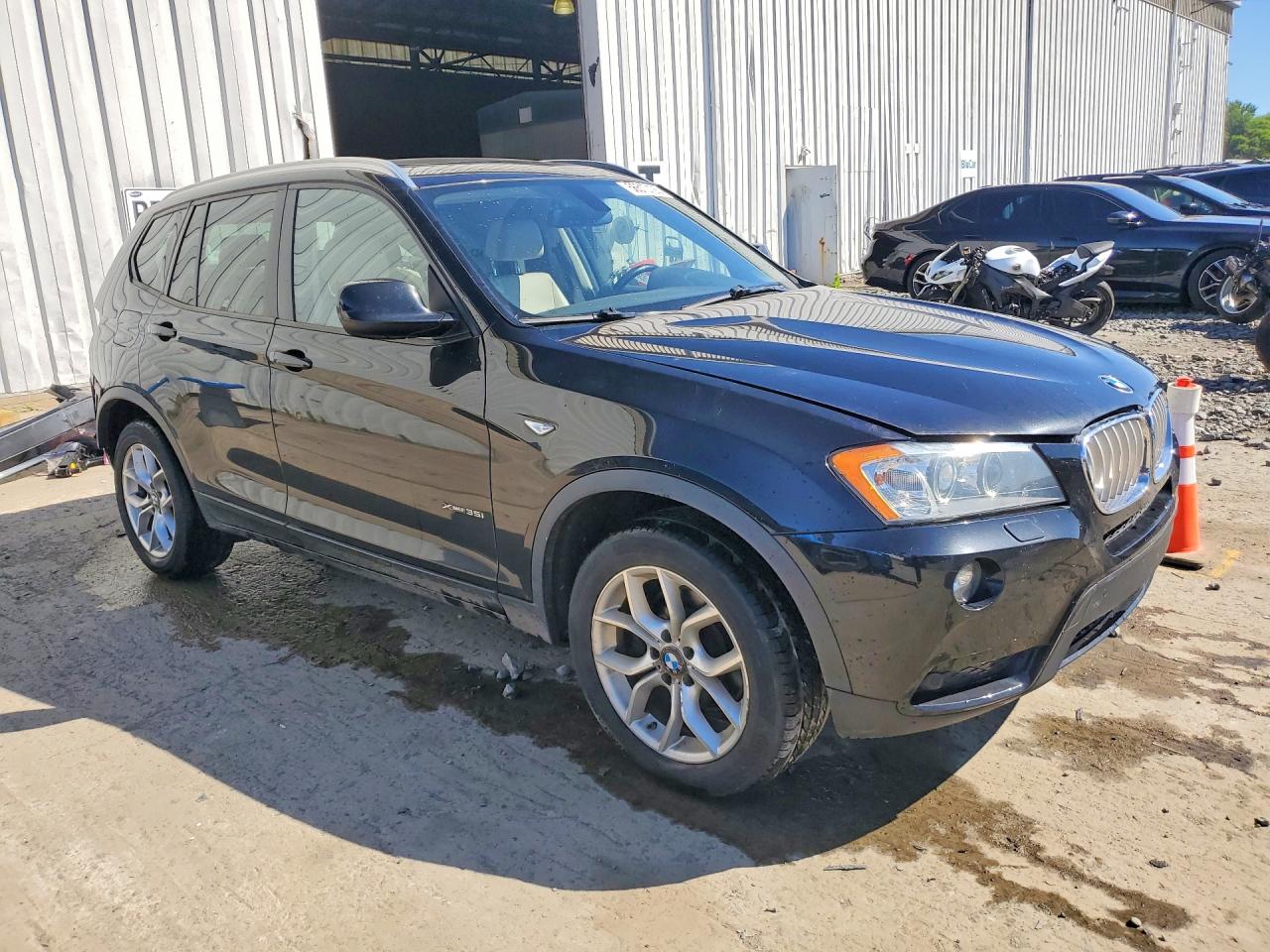 2013 Bmw X3 Xdrive35i Black vin: 5UXWX7C57DL981016