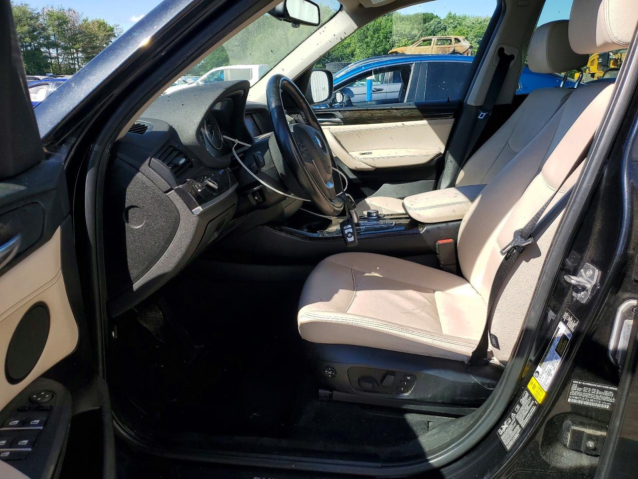 2013 Bmw X3 Xdrive35i Black vin: 5UXWX7C57DL981016