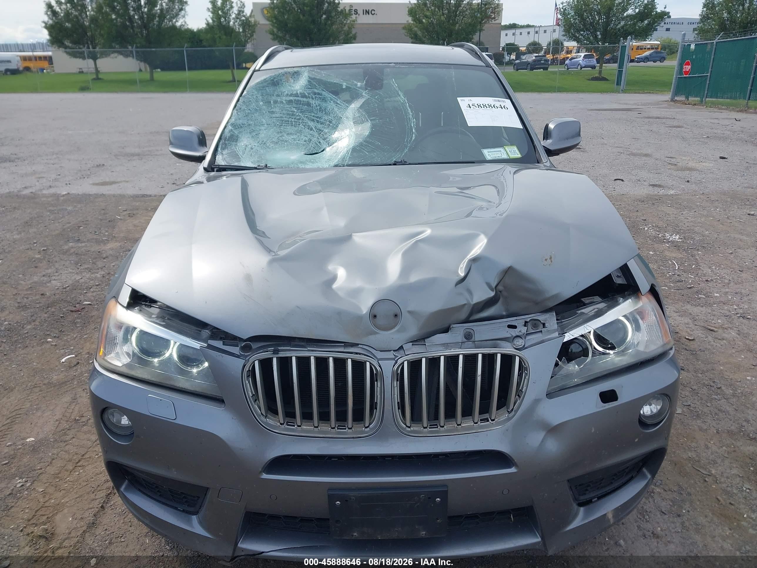 2014 Bmw X3 Xdrive35i Gray vin: 5UXWX7C57E0E80522