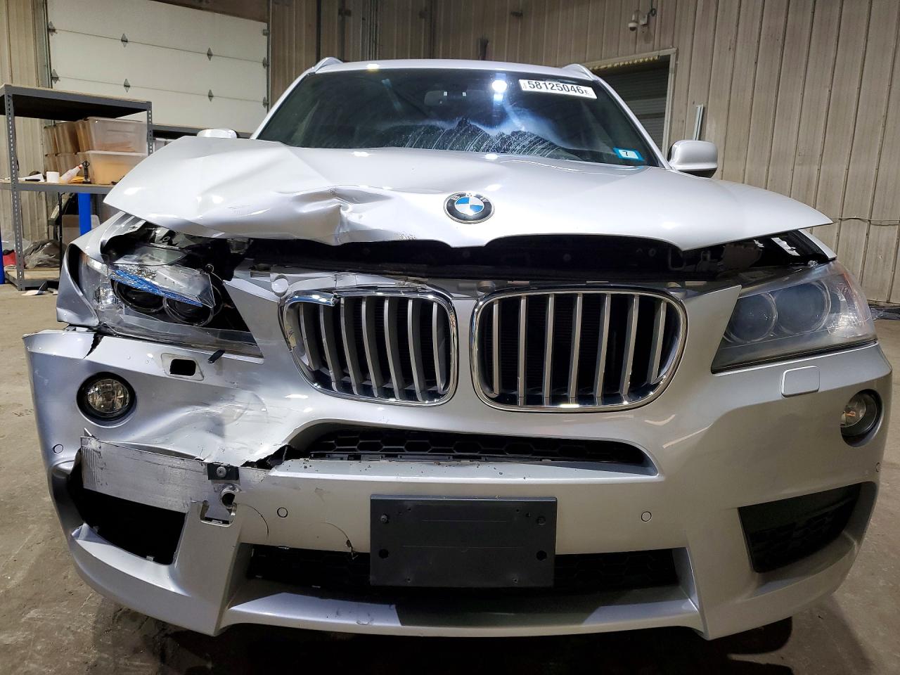 2014 Bmw X3 Xdrive35i Silver vin: 5UXWX7C57E0E80908