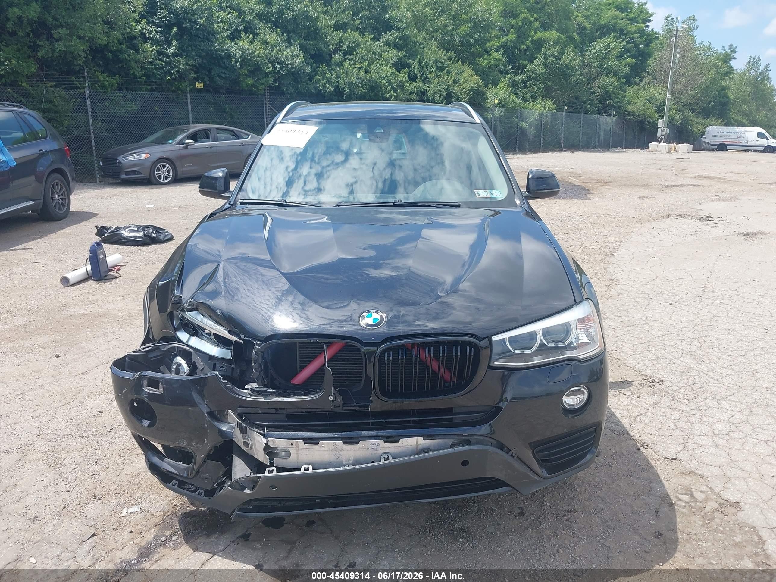 2015 Bmw X3 Xdrive35i Black vin: 5UXWX7C57F0K35587