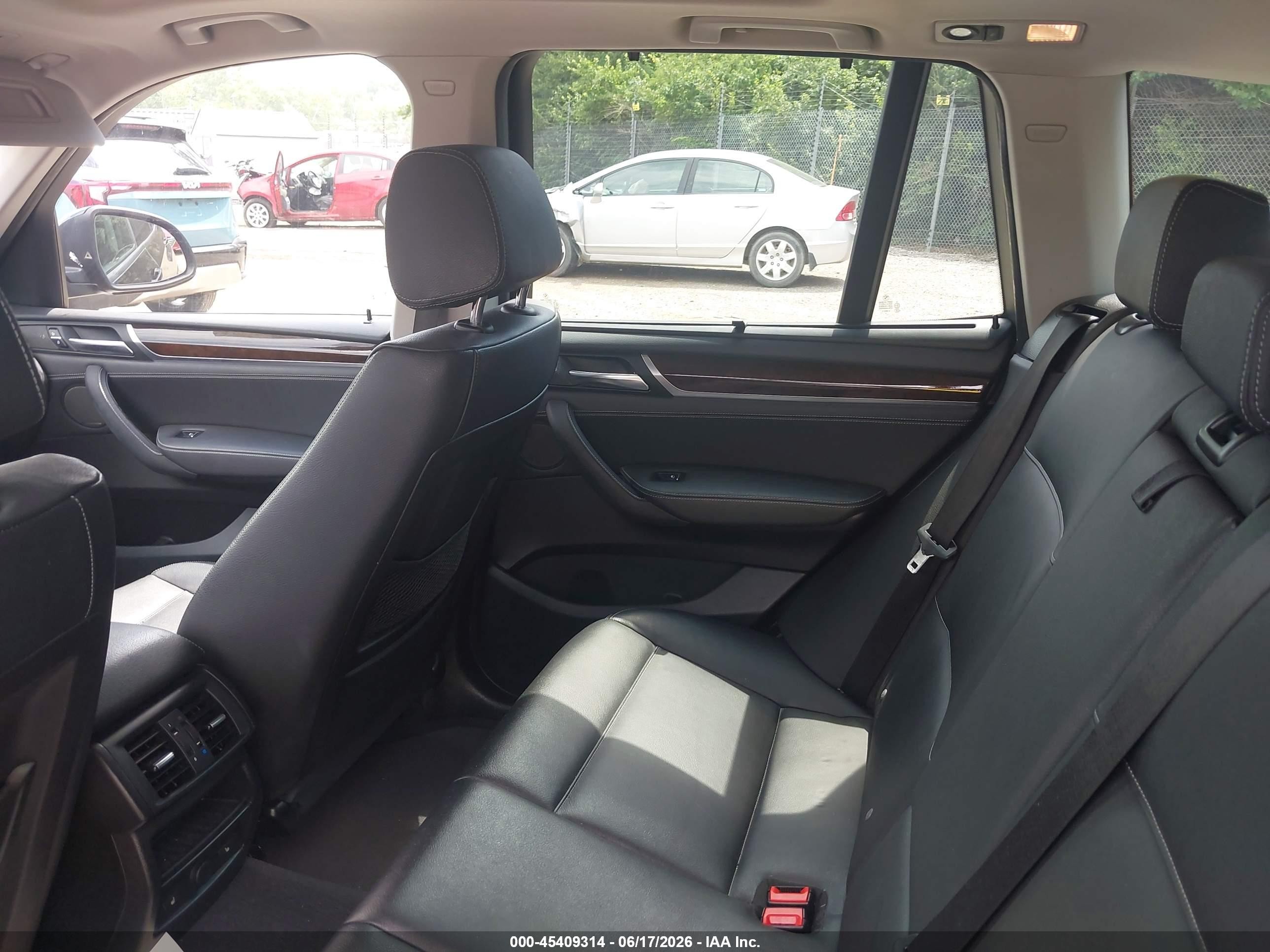 2015 Bmw X3 Xdrive35i Black vin: 5UXWX7C57F0K35587