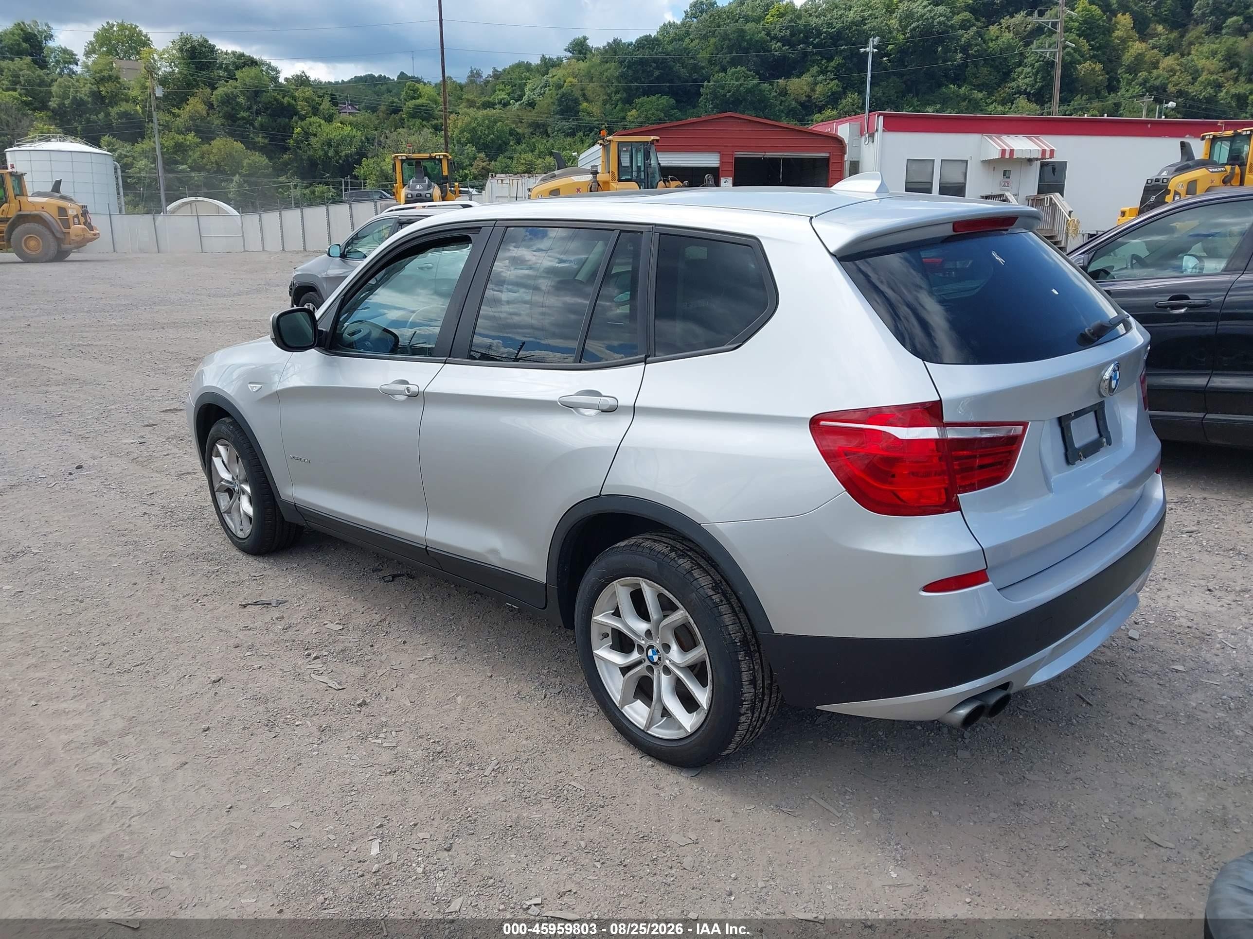 2011 Bmw X3 Xdrive35i Silver vin: 5UXWX7C58BL731359