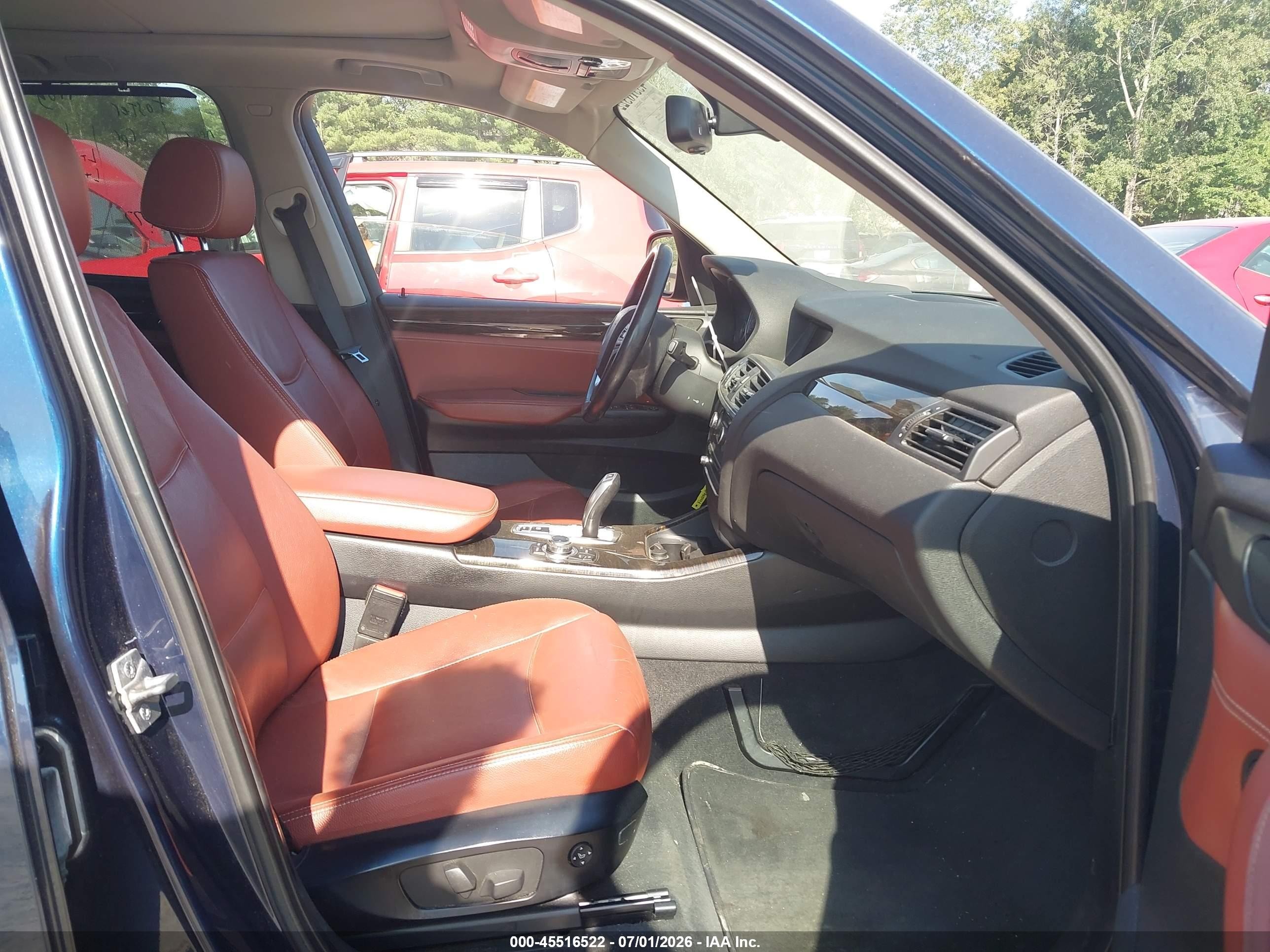2011 Bmw X3 Xdrive35i Dark Blue vin: 5UXWX7C58BL731572
