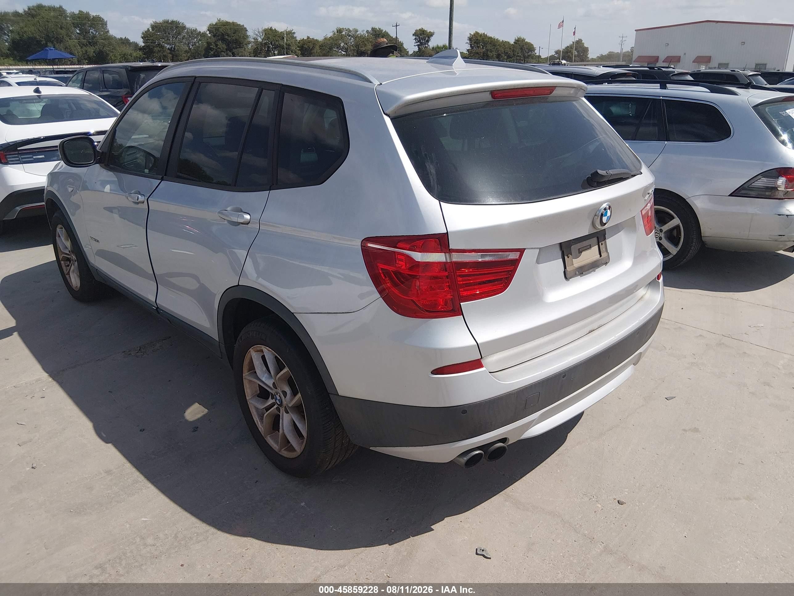 2011 Bmw X3 Xdrive35i Серебряный vin: 5UXWX7C58BLL15425