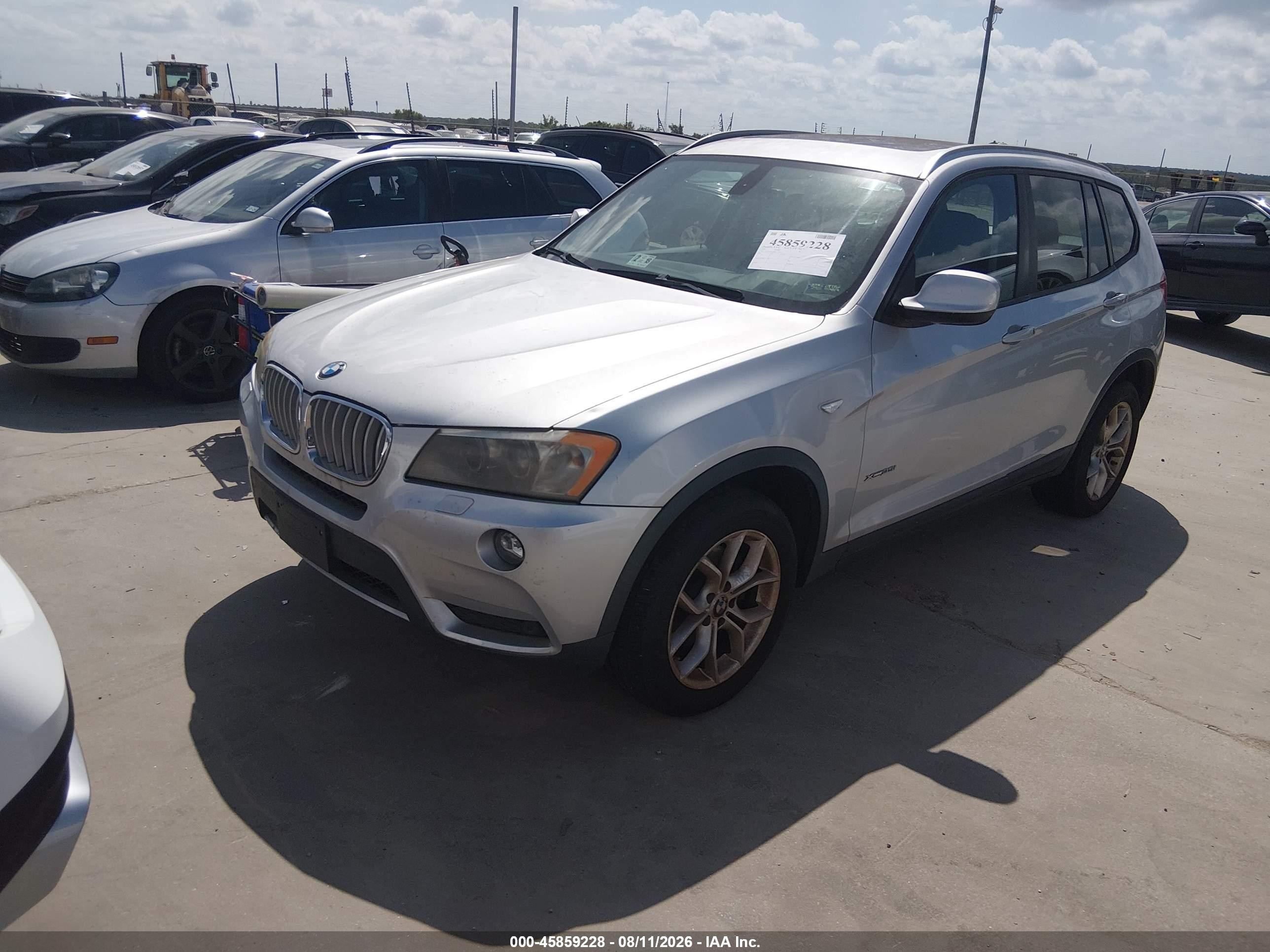 2011 Bmw X3 Xdrive35i Серебряный vin: 5UXWX7C58BLL15425