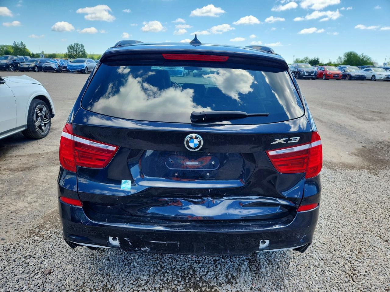 2013 Bmw X3 Xdrive35i Black vin: 5UXWX7C58DL978500
