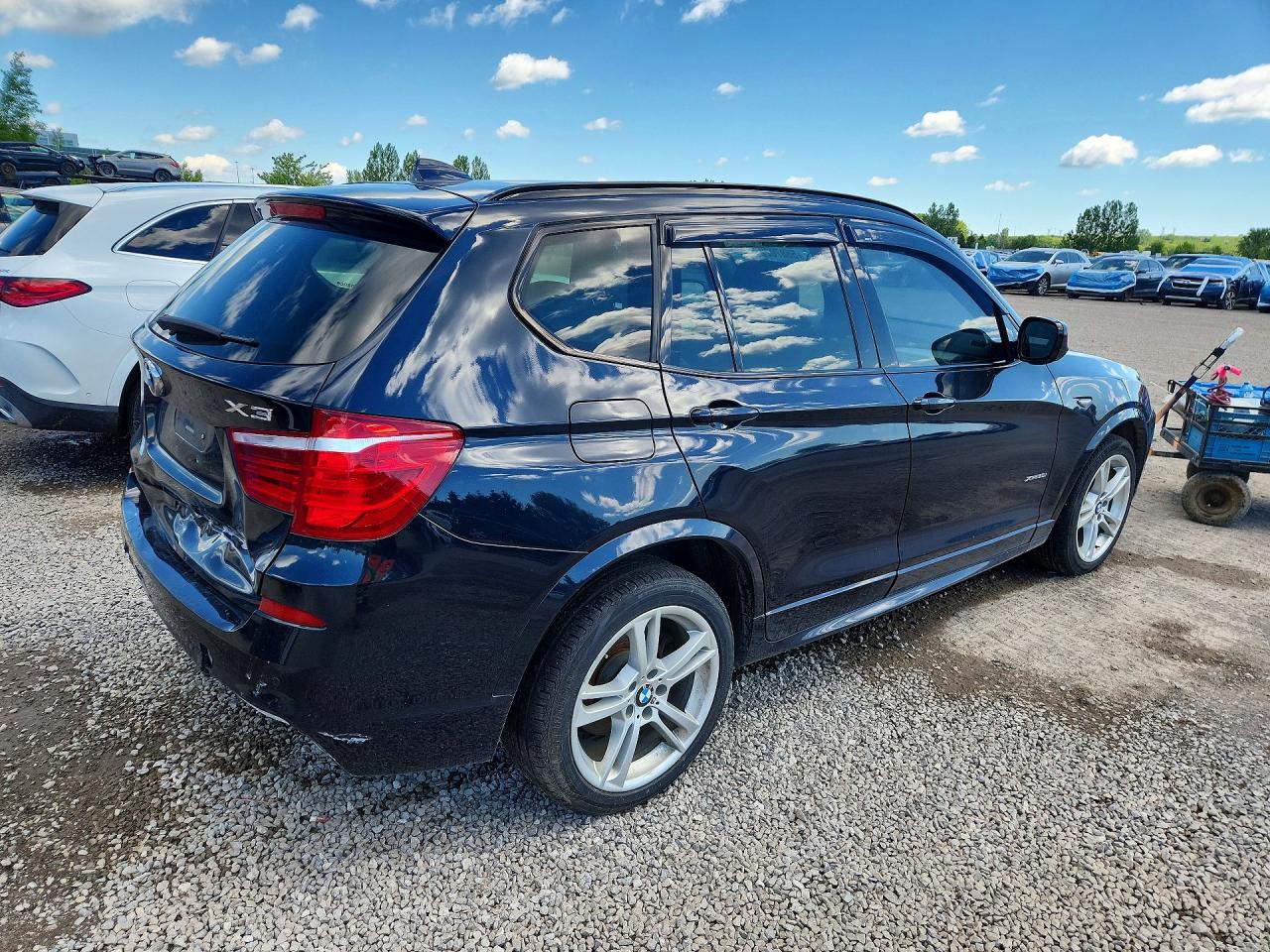 2013 Bmw X3 Xdrive35i Black vin: 5UXWX7C58DL978500