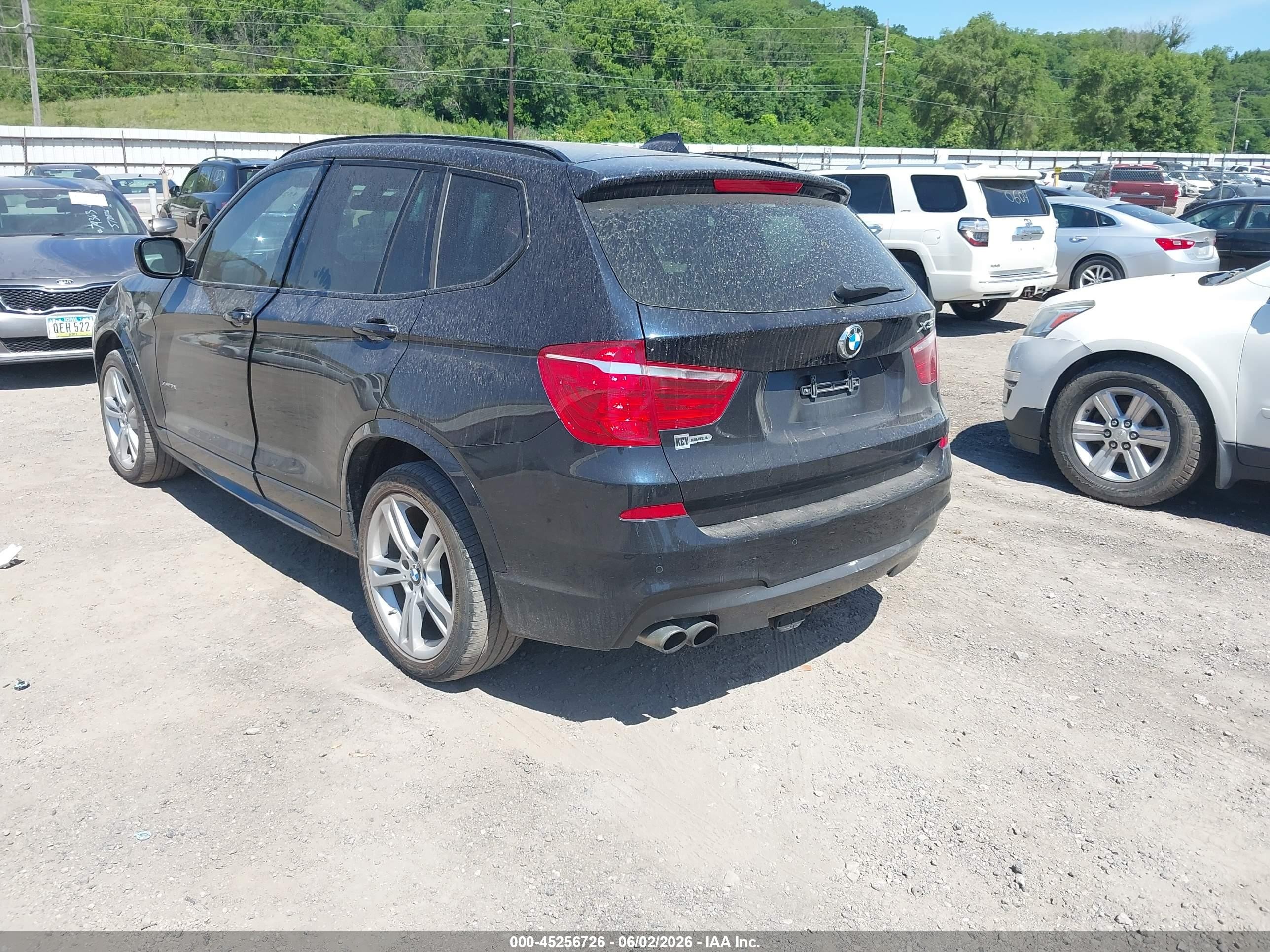 2013 Bmw X3 Xdrive35i Black vin: 5UXWX7C58DL982224