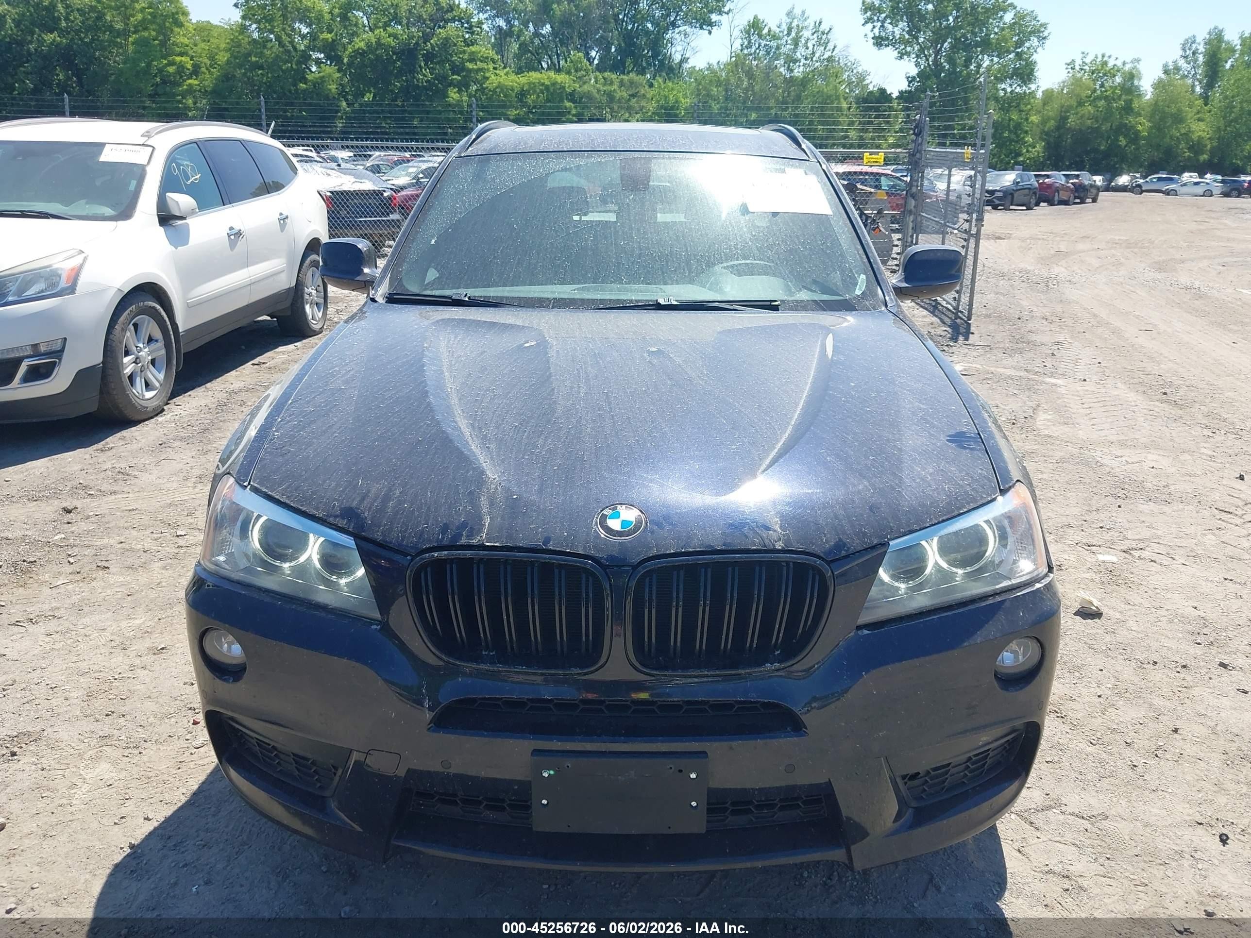 2013 Bmw X3 Xdrive35i Black vin: 5UXWX7C58DL982224
