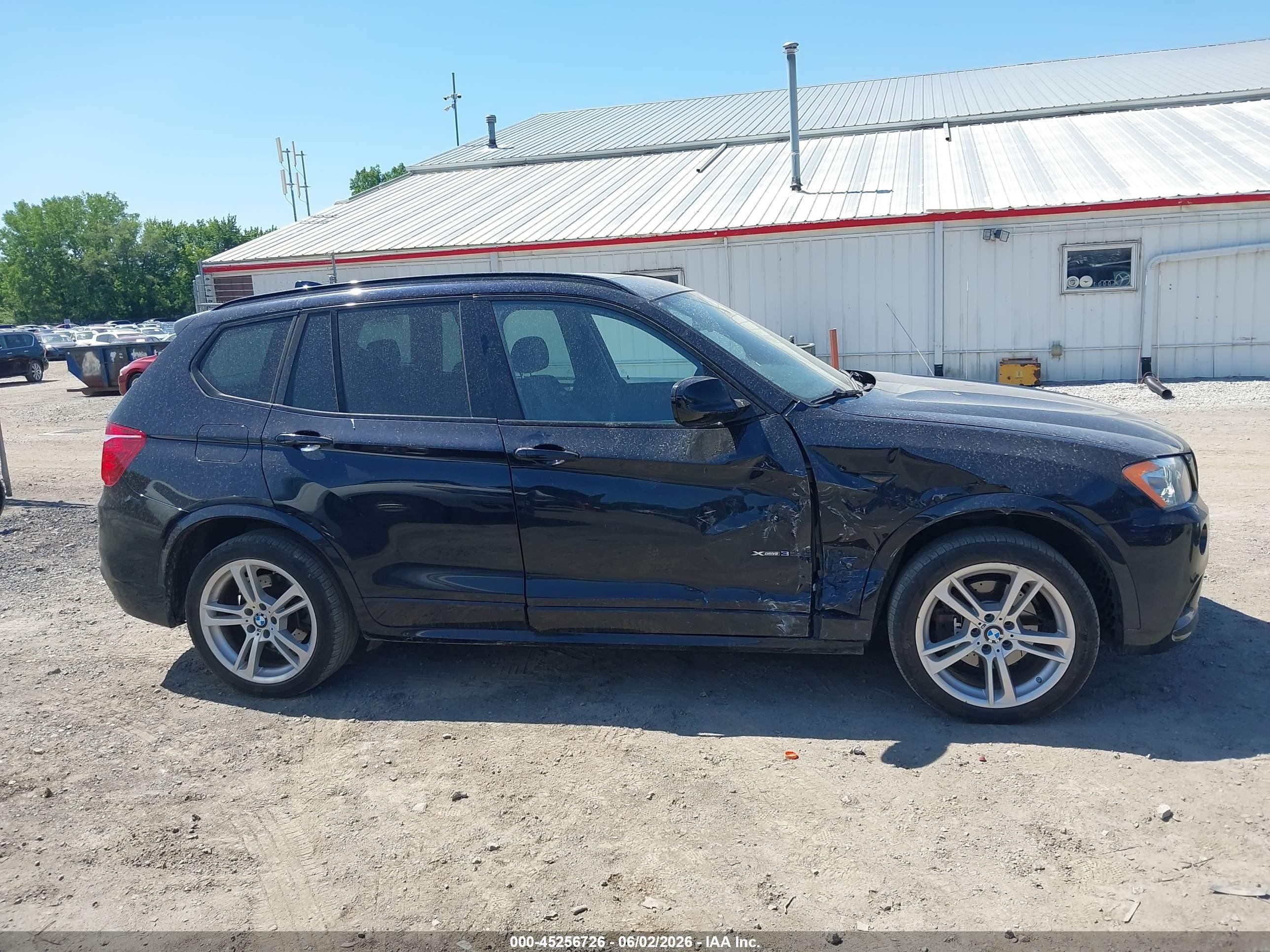 2013 Bmw X3 Xdrive35i Black vin: 5UXWX7C58DL982224