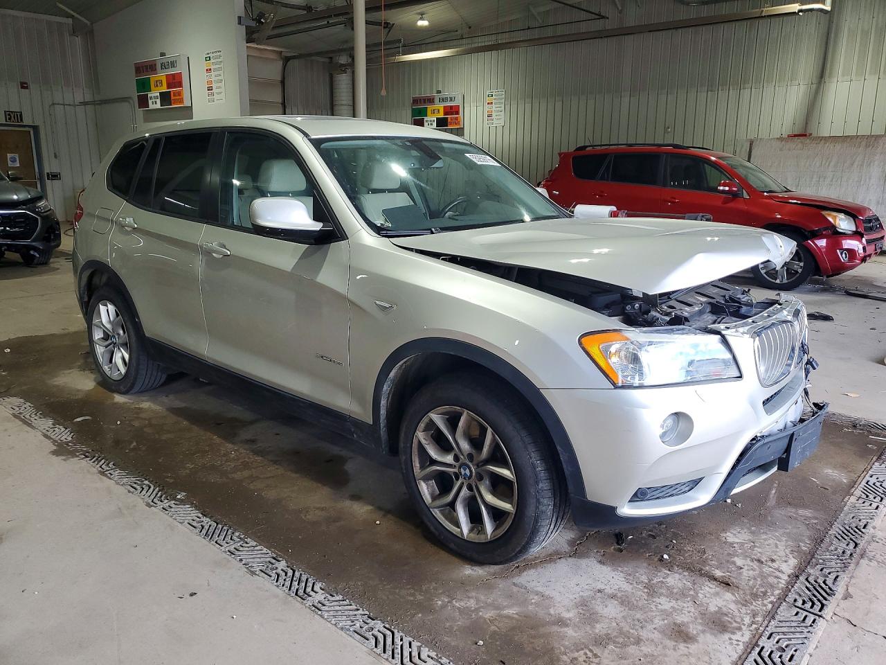 2014 Bmw X3 Xdrive35i Cream vin: 5UXWX7C58E0E75782