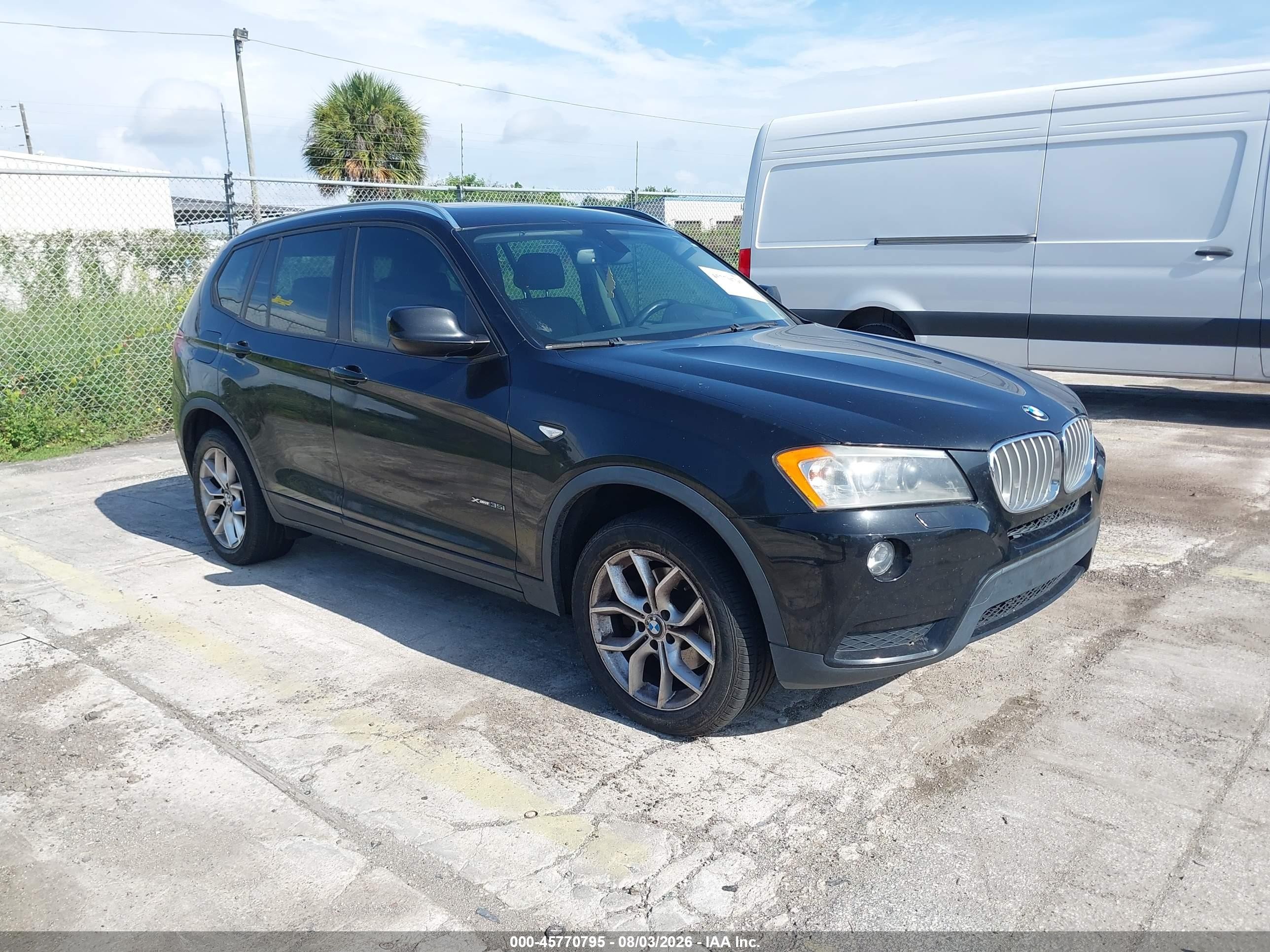 2014 Bmw X3 Xdrive35i Black vin: 5UXWX7C58E0E76950