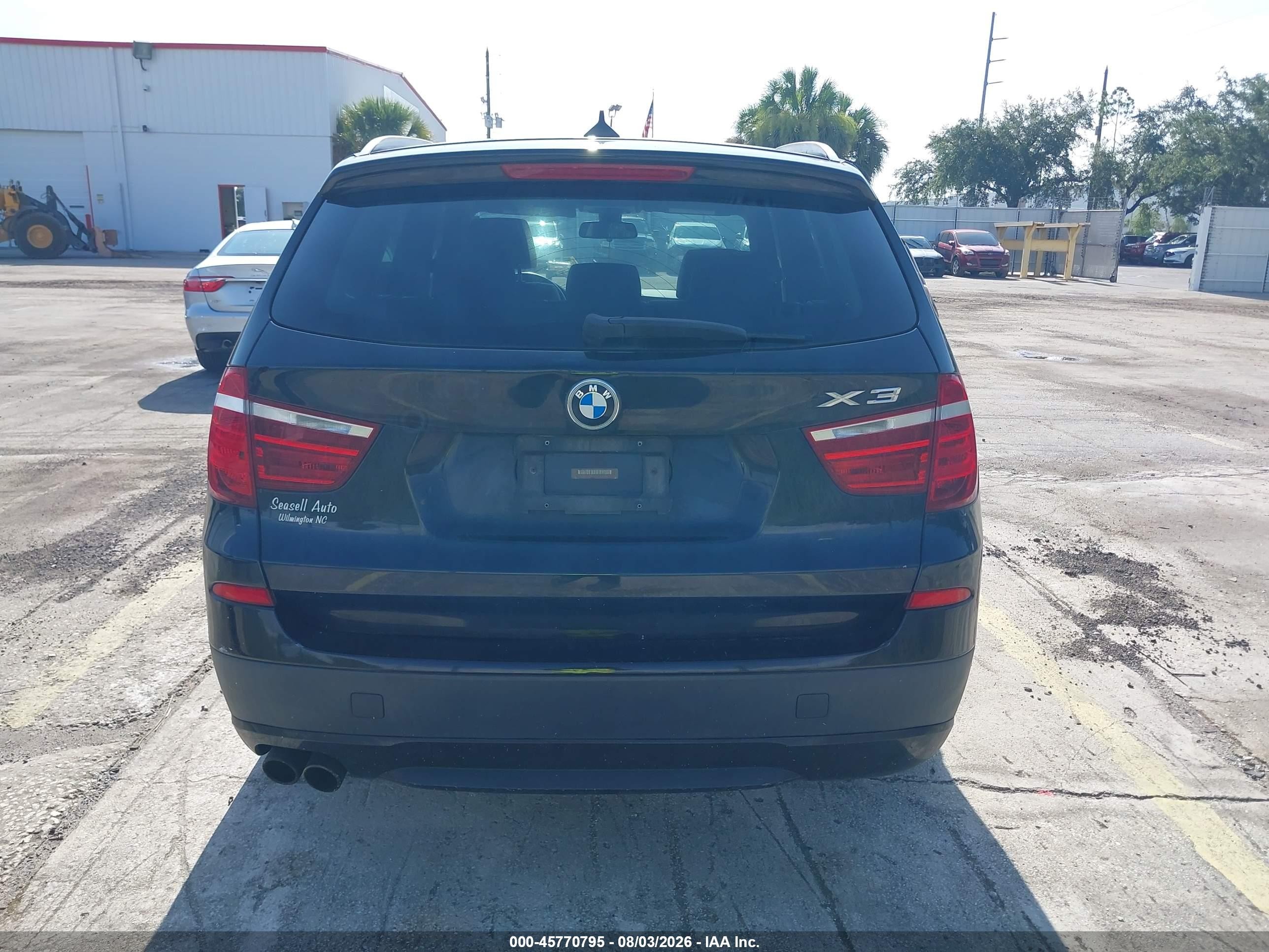 2014 Bmw X3 Xdrive35i Black vin: 5UXWX7C58E0E76950