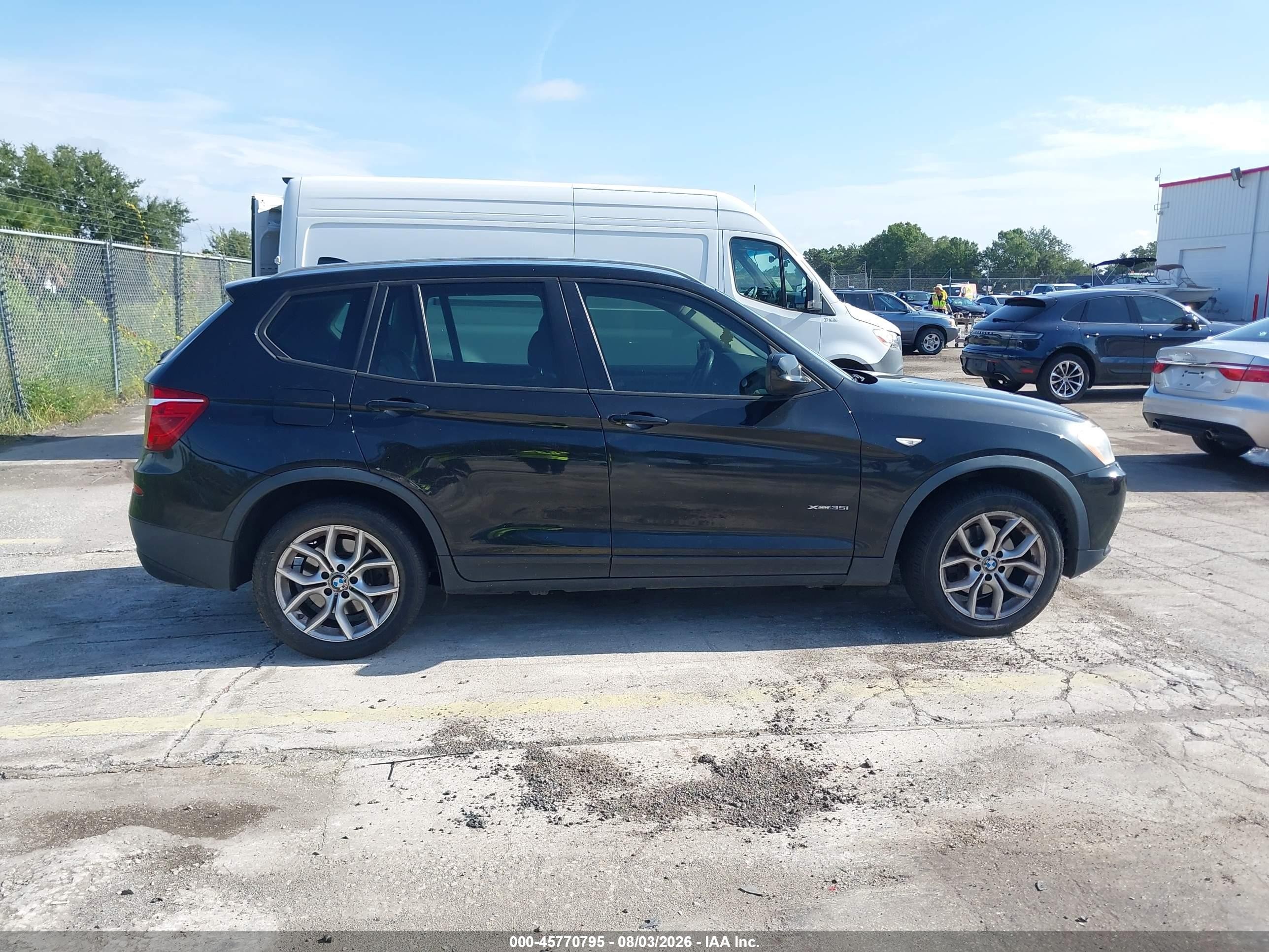 2014 Bmw X3 Xdrive35i Black vin: 5UXWX7C58E0E76950