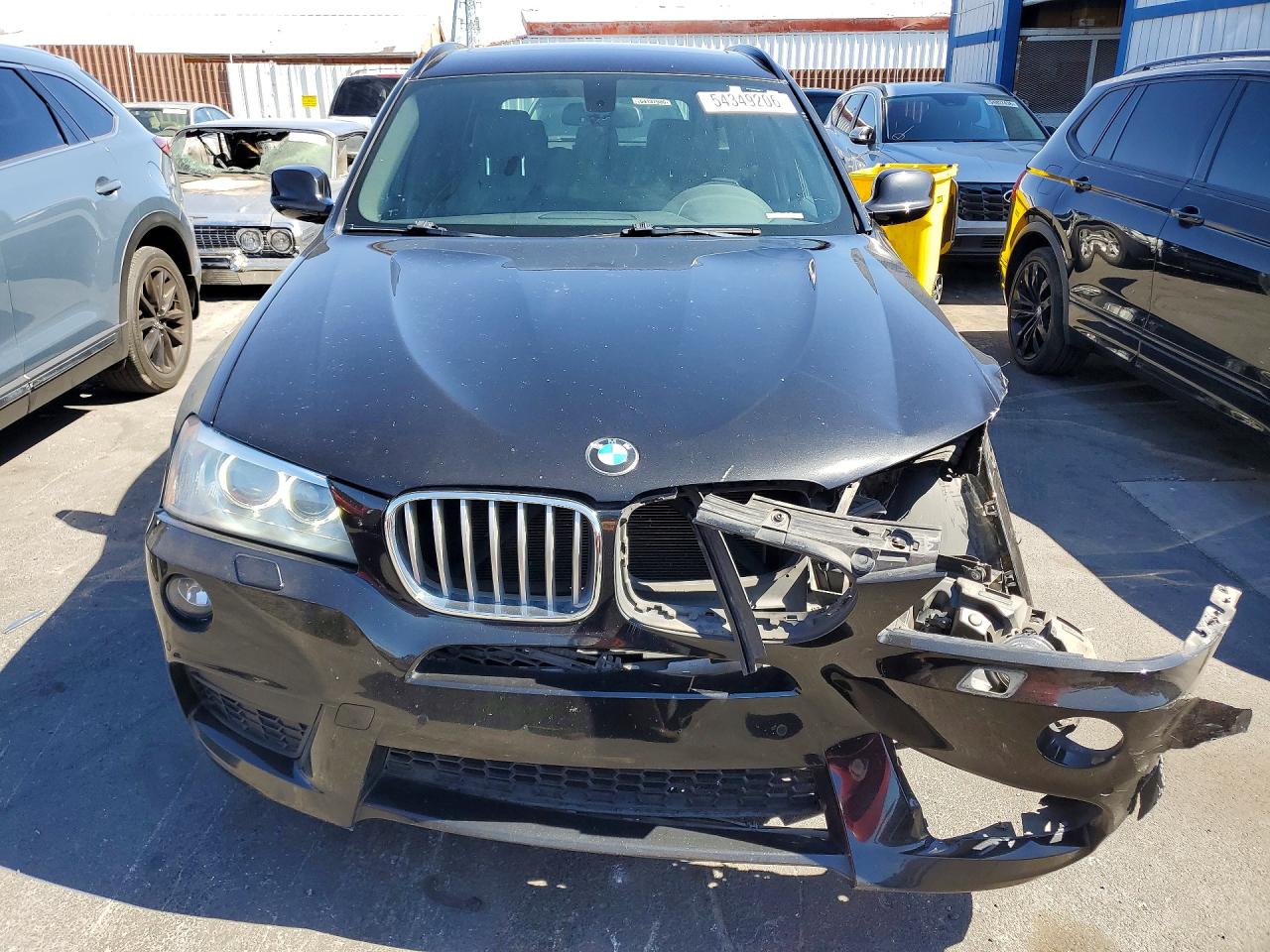 2014 Bmw X3 Xdrive35i Черный vin: 5UXWX7C58E0E80190