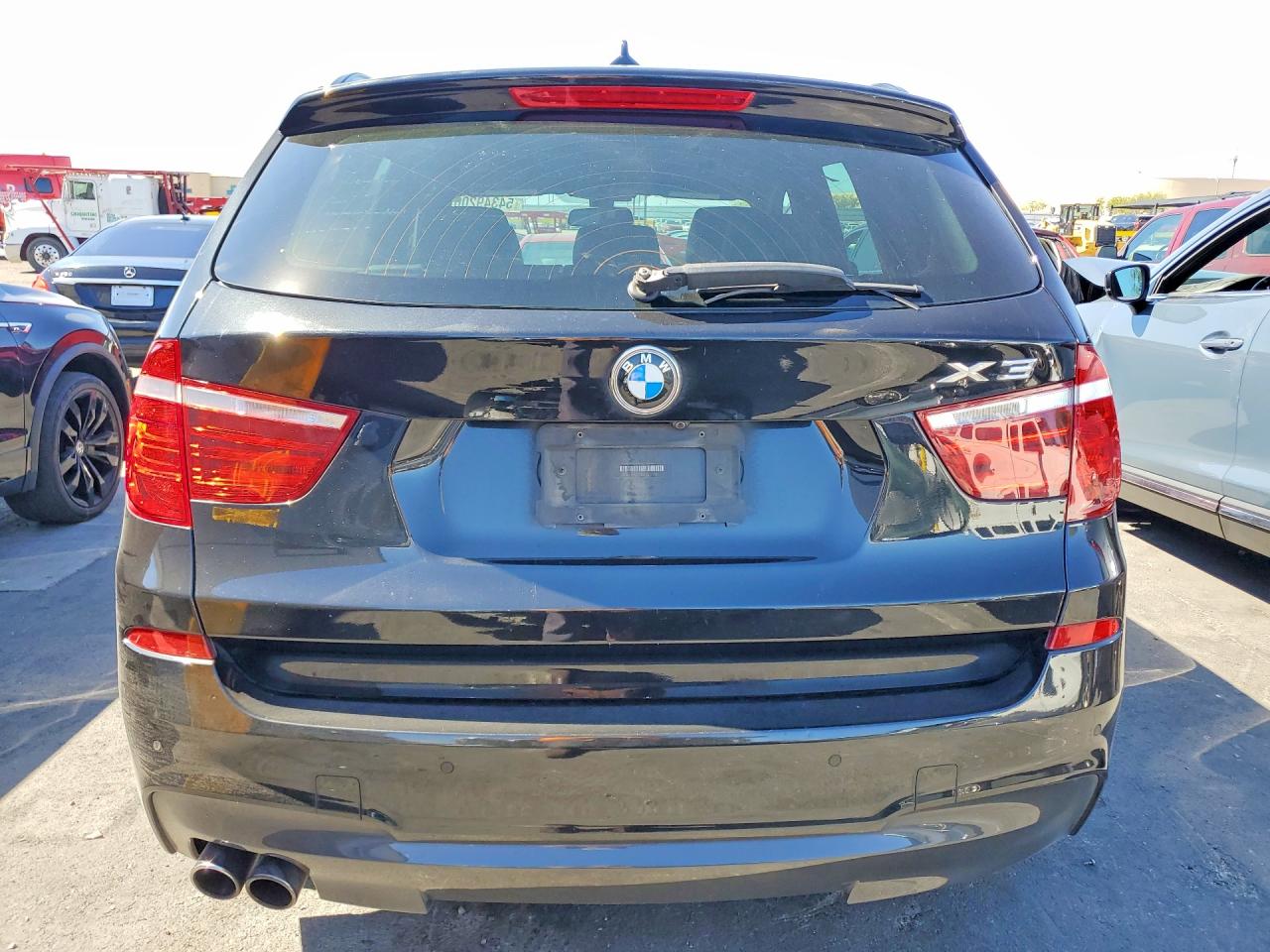 2014 Bmw X3 Xdrive35i Черный vin: 5UXWX7C58E0E80190